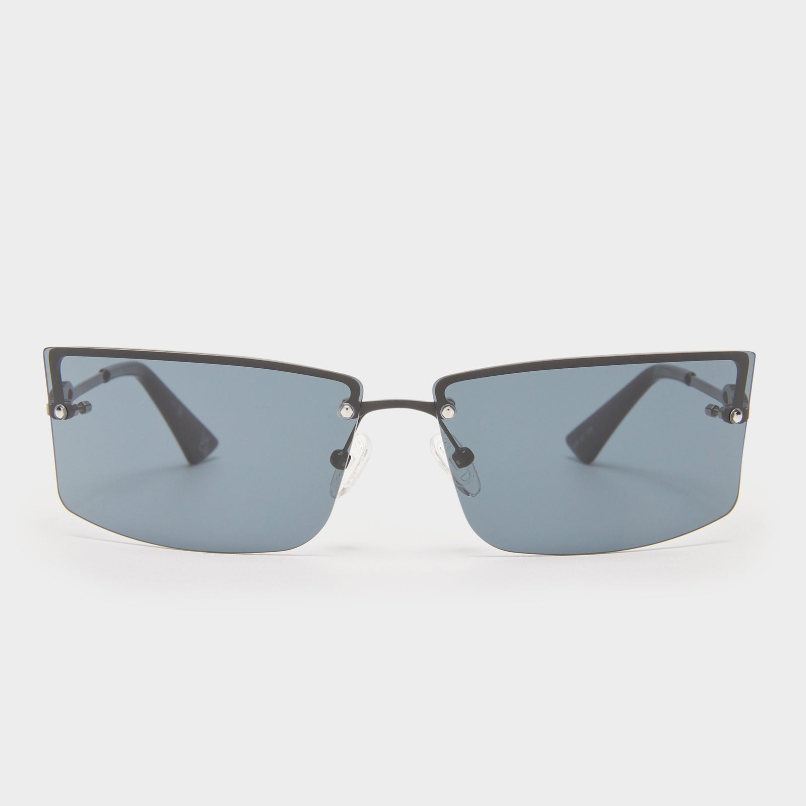 Alien Black Uni-Sex Rectangle Sunglasses | Le Specs