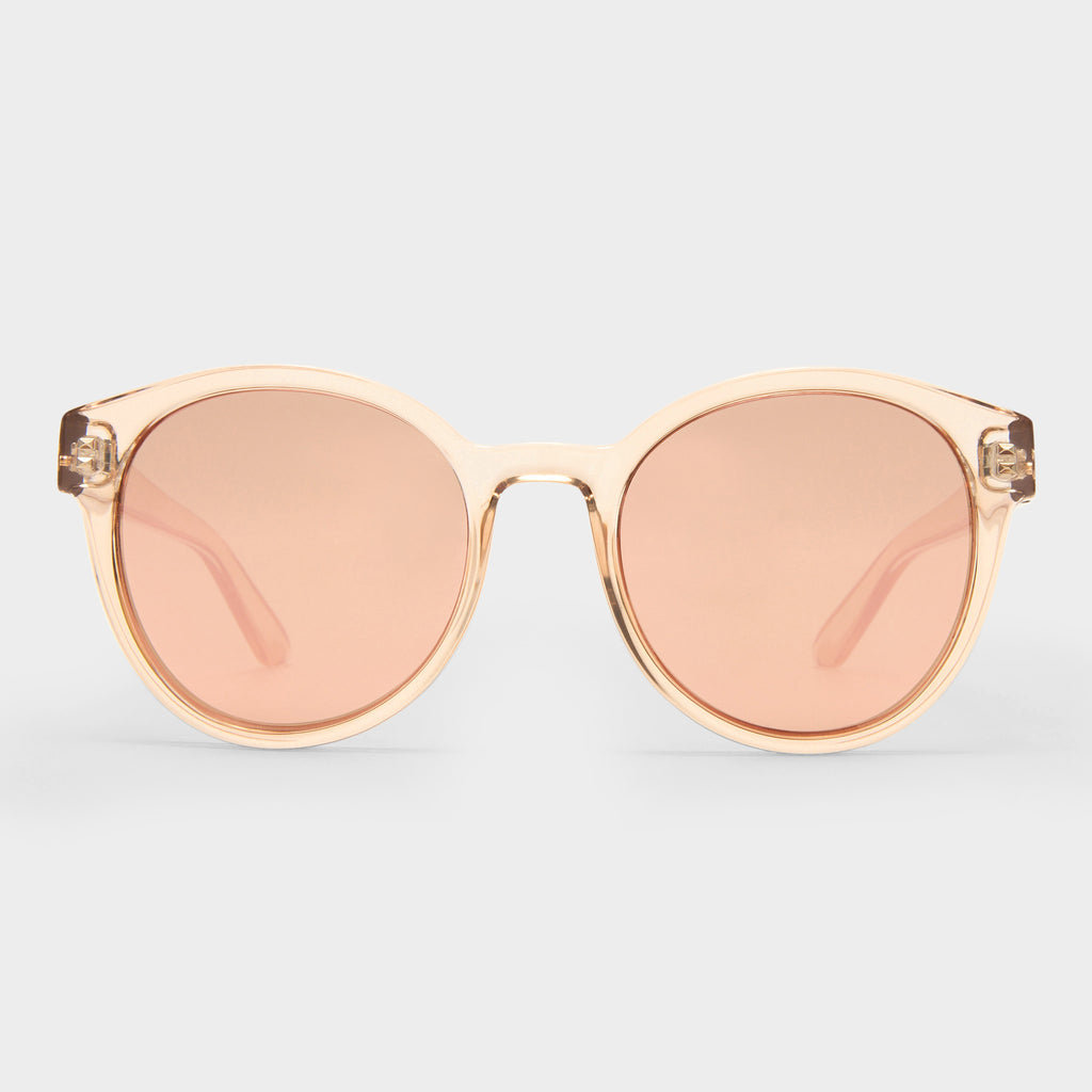 ★Le Specs★Paramount UVカット ティント サングラス Paramount Tan Female Round Sunglasses | Le Specs