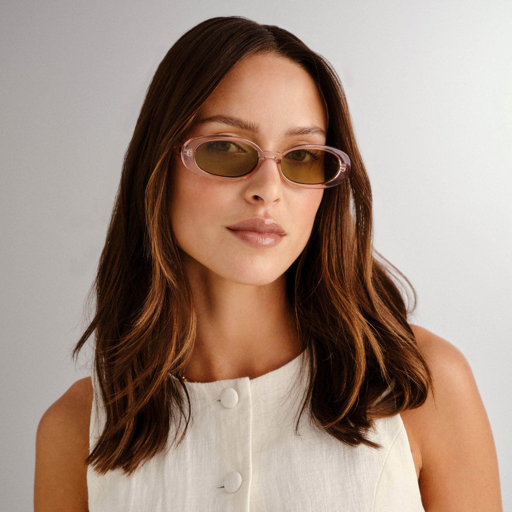 Outta Love Black Uni-Sex Oval Sunglasses | Le Specs – Le Specs US