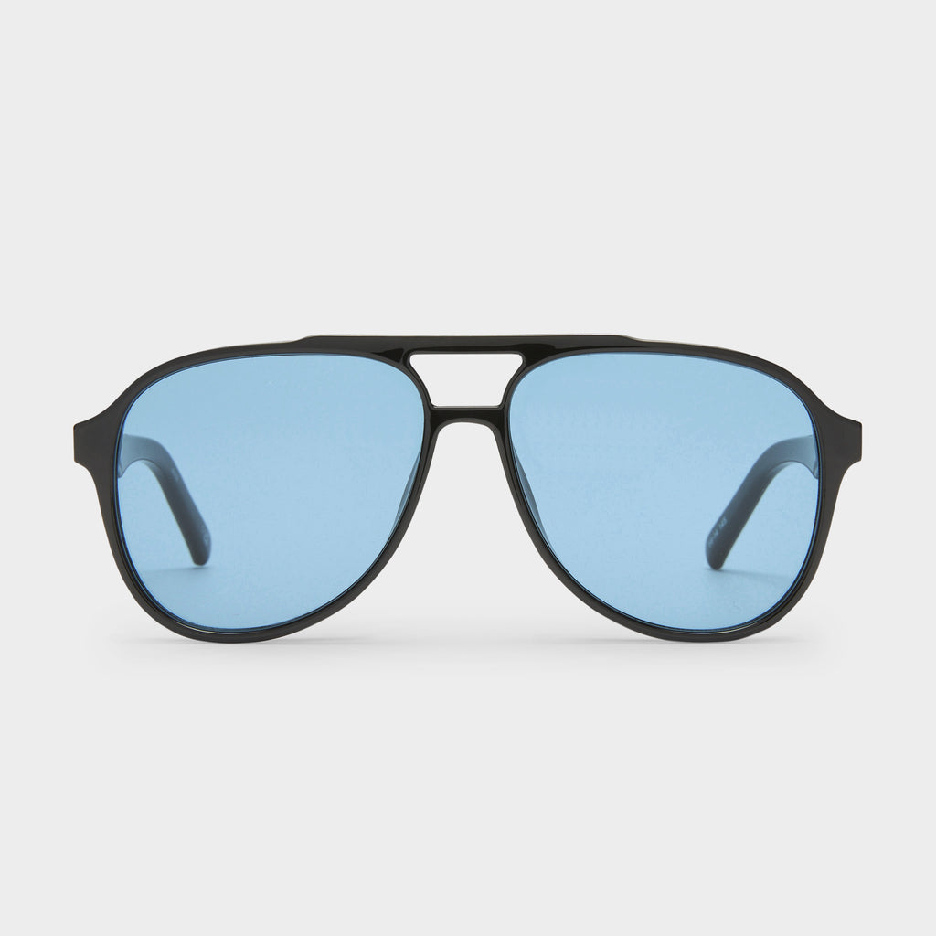 Tragic Magic Black Uni-Sex Aviator Sunglasses | Le Specs