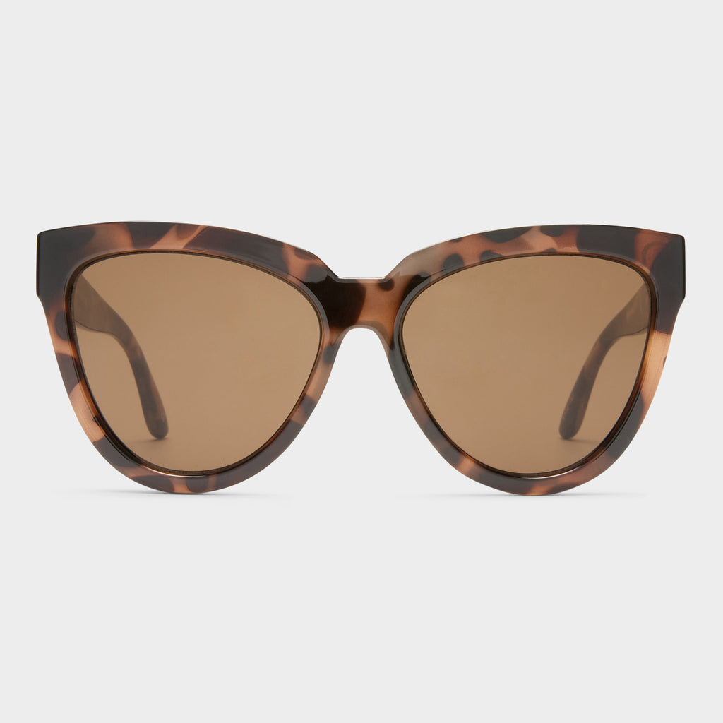 国内発送★Le specsセレブ愛用♪Liar Lair Brown Tort Cat♪ Liar Lair Volcanic Tort Female Cat-Eye Sunglasses | Le Specs