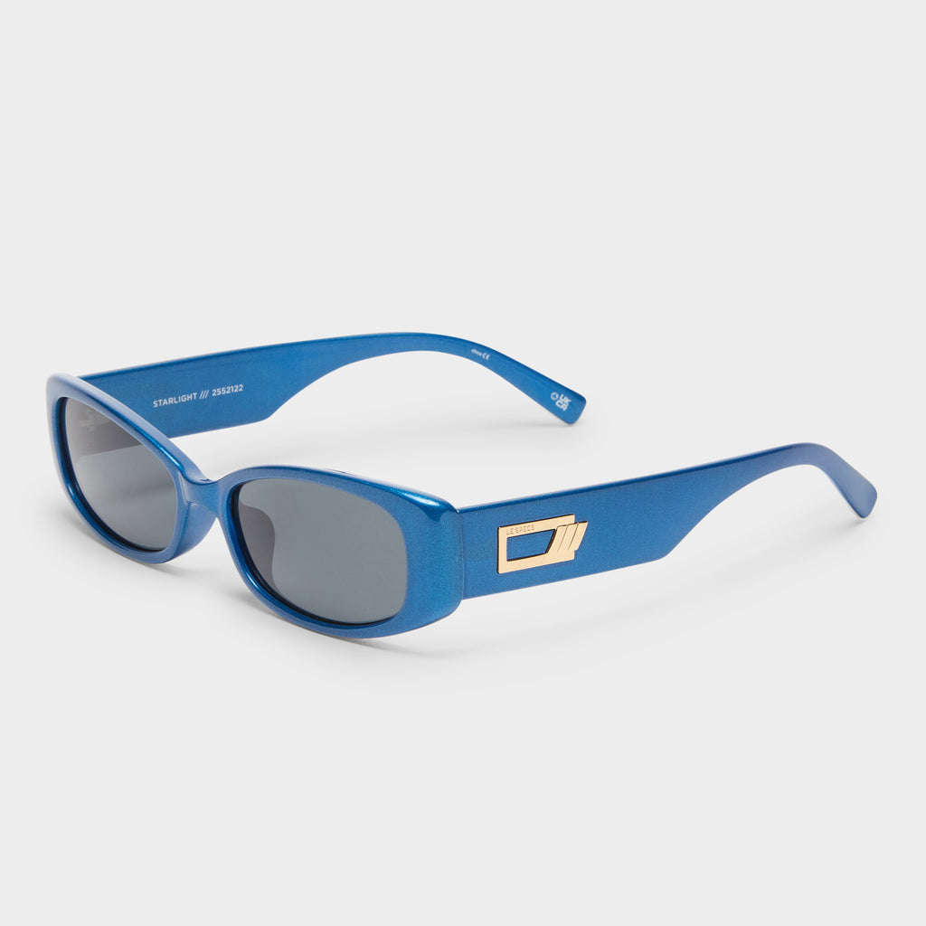 Starlight Galactic Blue Uni-Sex Rectangle Sunglasses | Le Specs