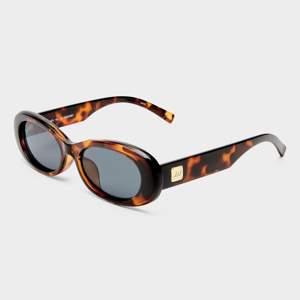 Hey Ya! Wide Fit Tort Uni-Sex Oval Sunglasses | Le Specs