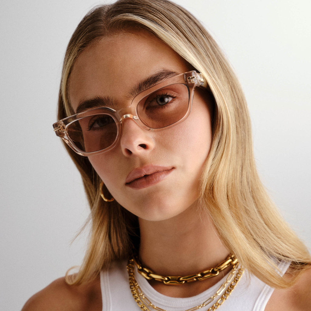 ヒ*ロ様 CDLTOKYO sunglasses type3 Numero Tres Dune Female D-Frame Sunglasses | Le Specs