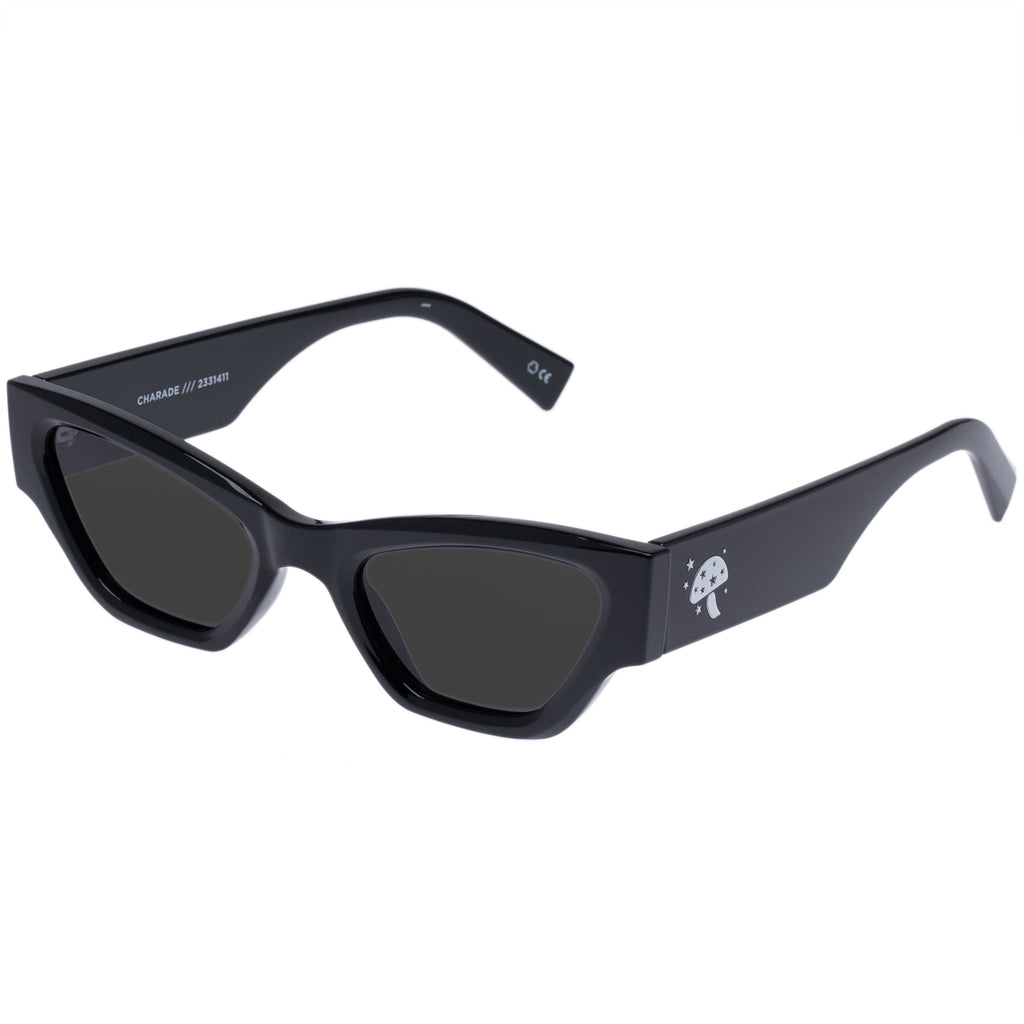 Charade Black Uni Sex Cat Eye Sunglasses Le Specs 