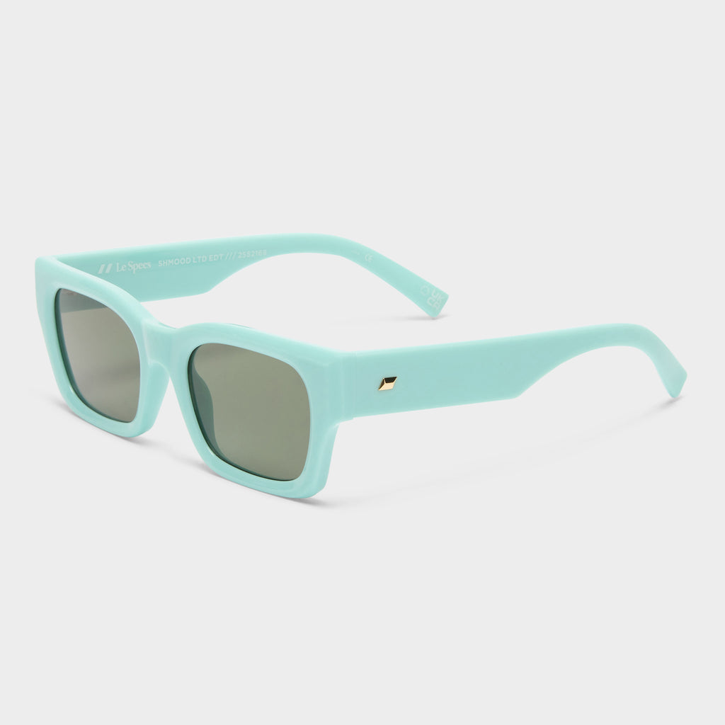 Shmood Ice Blue Uni-Sex Rectangle Sunglasses | Le Specs display picture 1