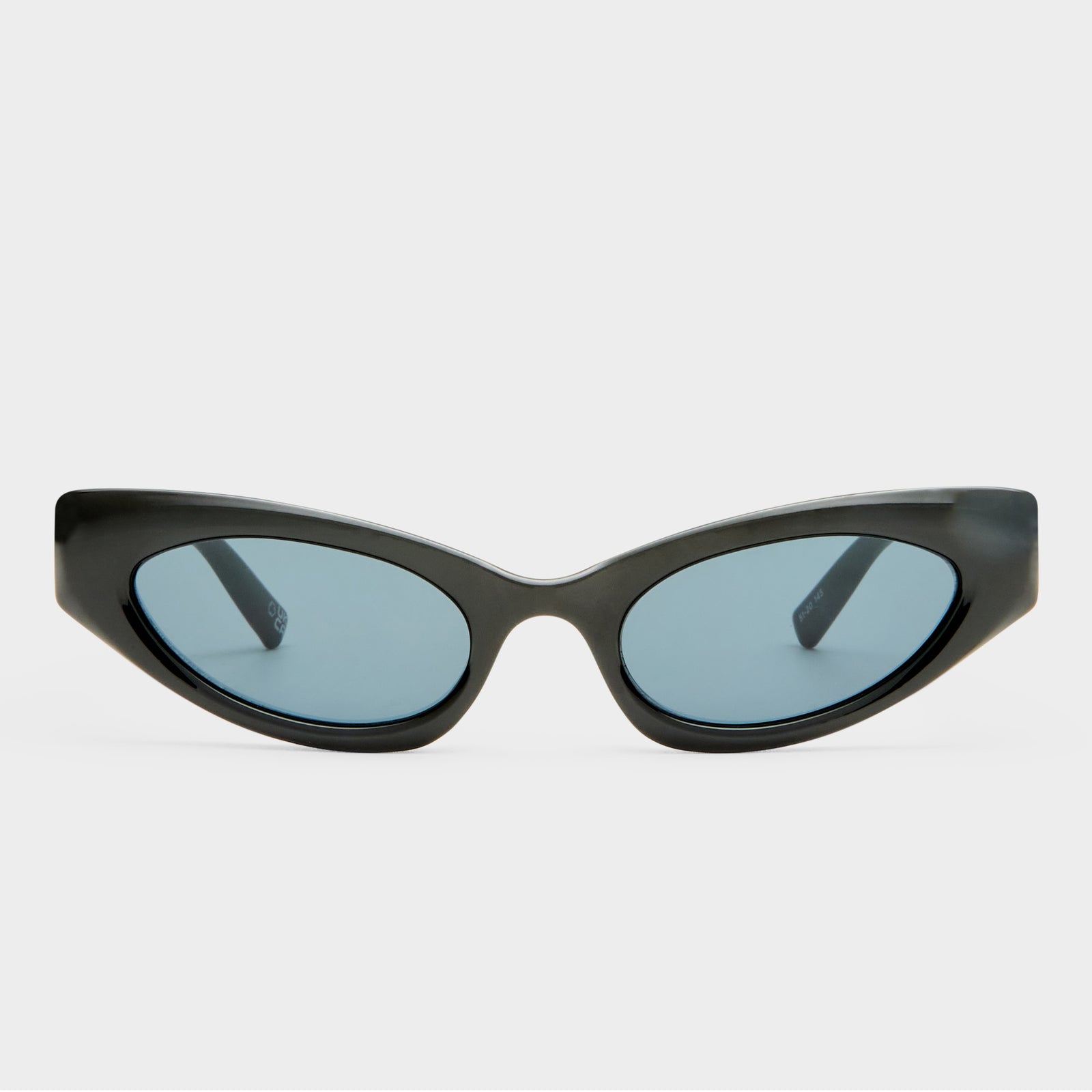 The Stealth Black Female Cat-Eye Sunglasses | Le Specs