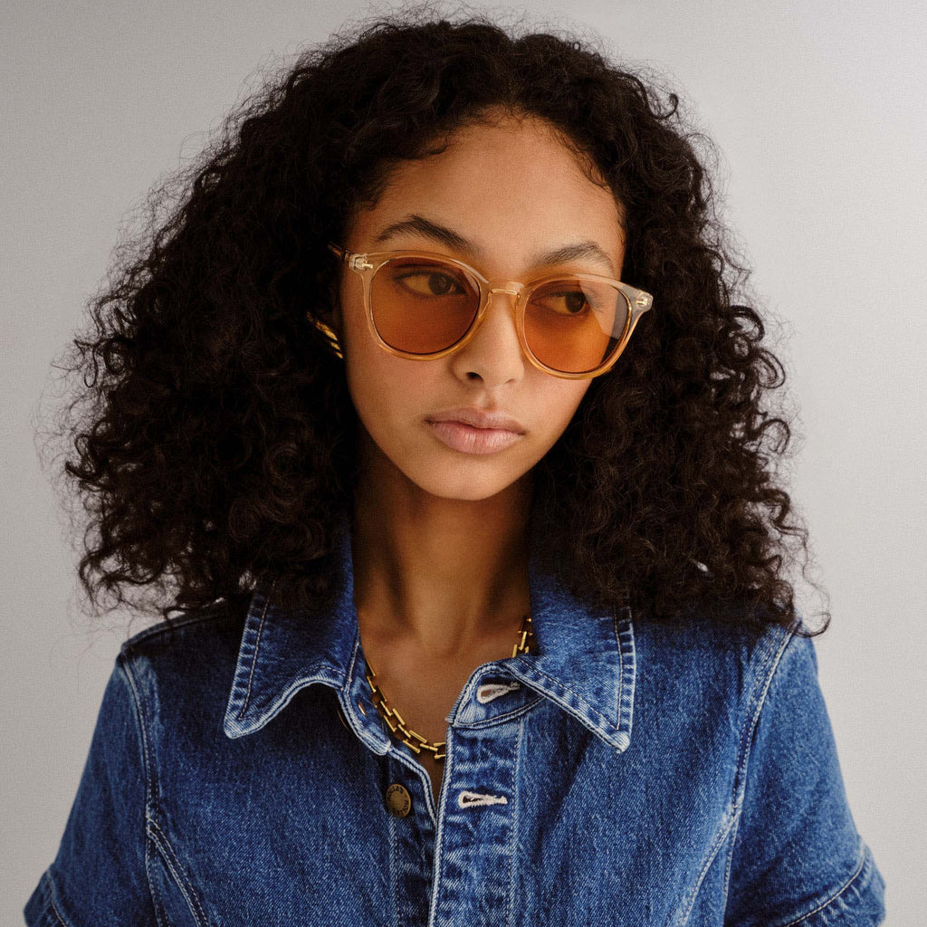 手元在庫有・すぐ発送【Le Specs】BANDWAGON サングラス UNI Bandwagon Mink Uni-Sex Round Sunglasses | Le Specs