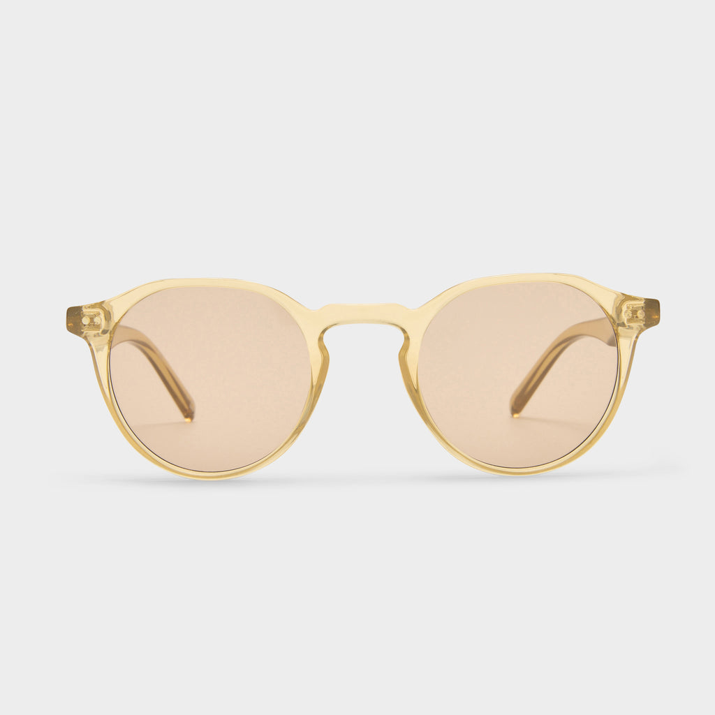NEW LE SPECS unisex galavant round sunglasses in tortoise Galavant Tort Uni-Sex Round Sunglasses | Le Specs main image 4
