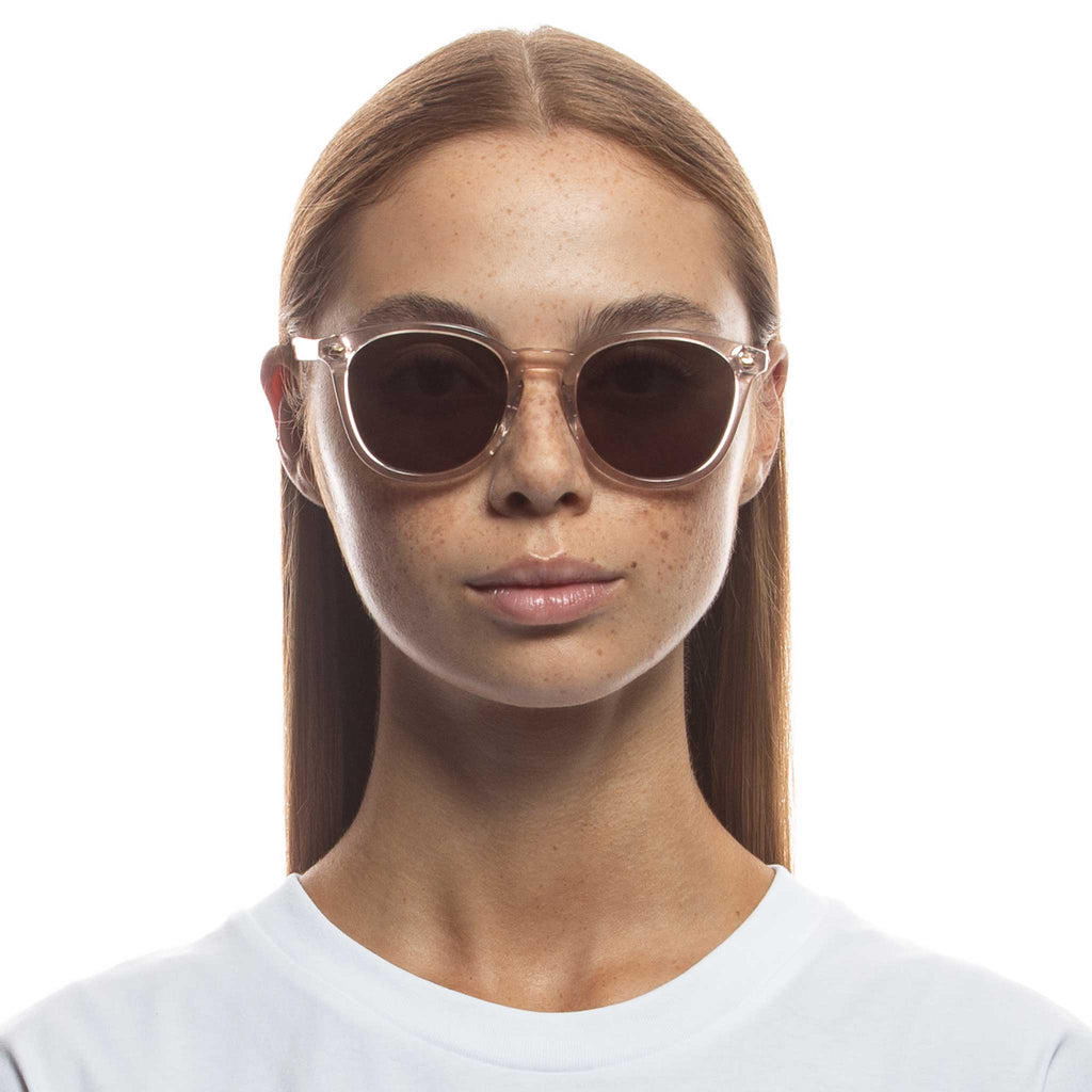 Le Specs - Bio-Metric, Heart Sunglasses, Champagne, Medium
