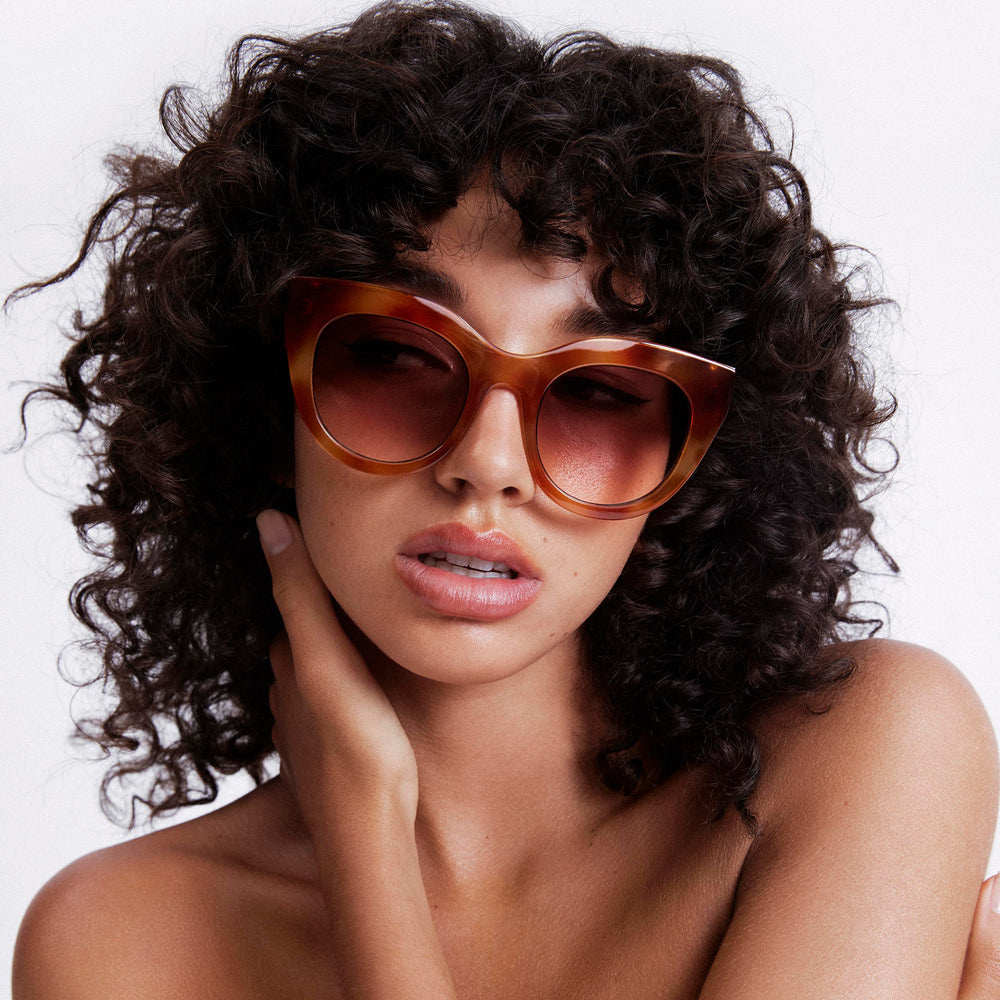 Air Heart | Tort Womens Sunglasses – Le Specs