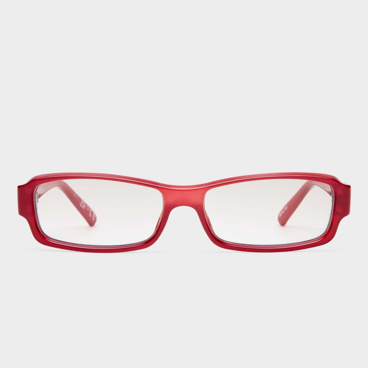Dial Tone Cranberry Uni-Sex Rectangle Sunglasses | Le Specs