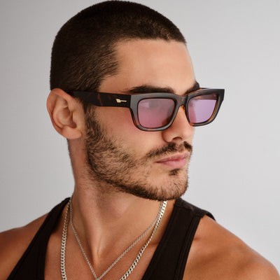 Le Castle Tort Uni-Sex D-Frame Sunglasses | Le Specs