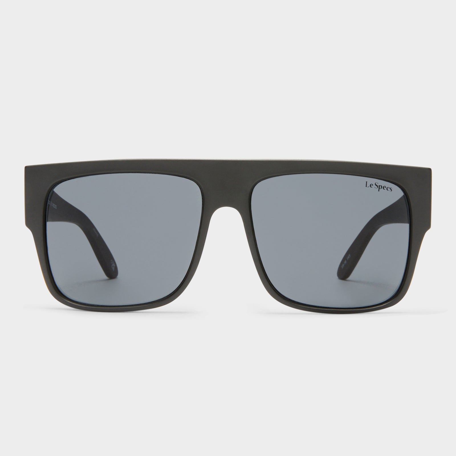 Bravado Matte Black Male D-Frame Sunglasses | Le Specs