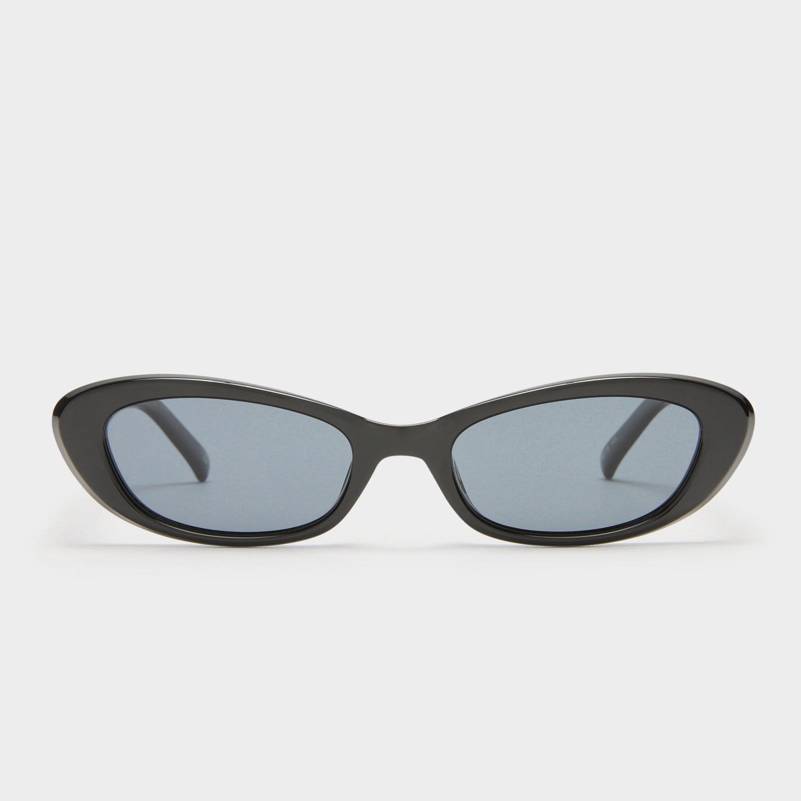The Whisperer Black Female Cat-Eye Sunglasses | Le Specs