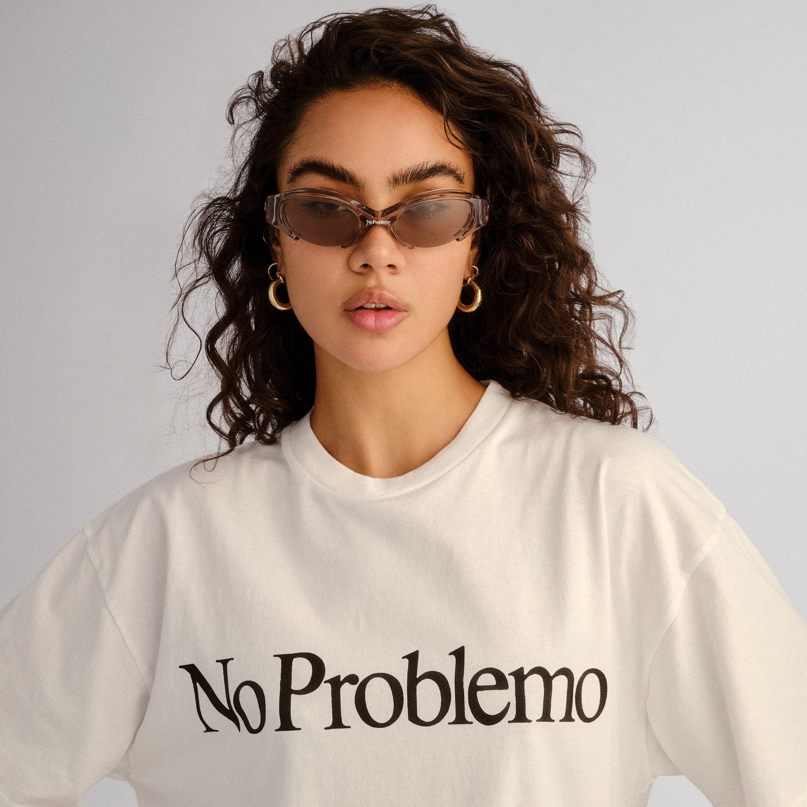 Cyborg Smoke Uni-Sex Oval Sunglasses | Le Specs