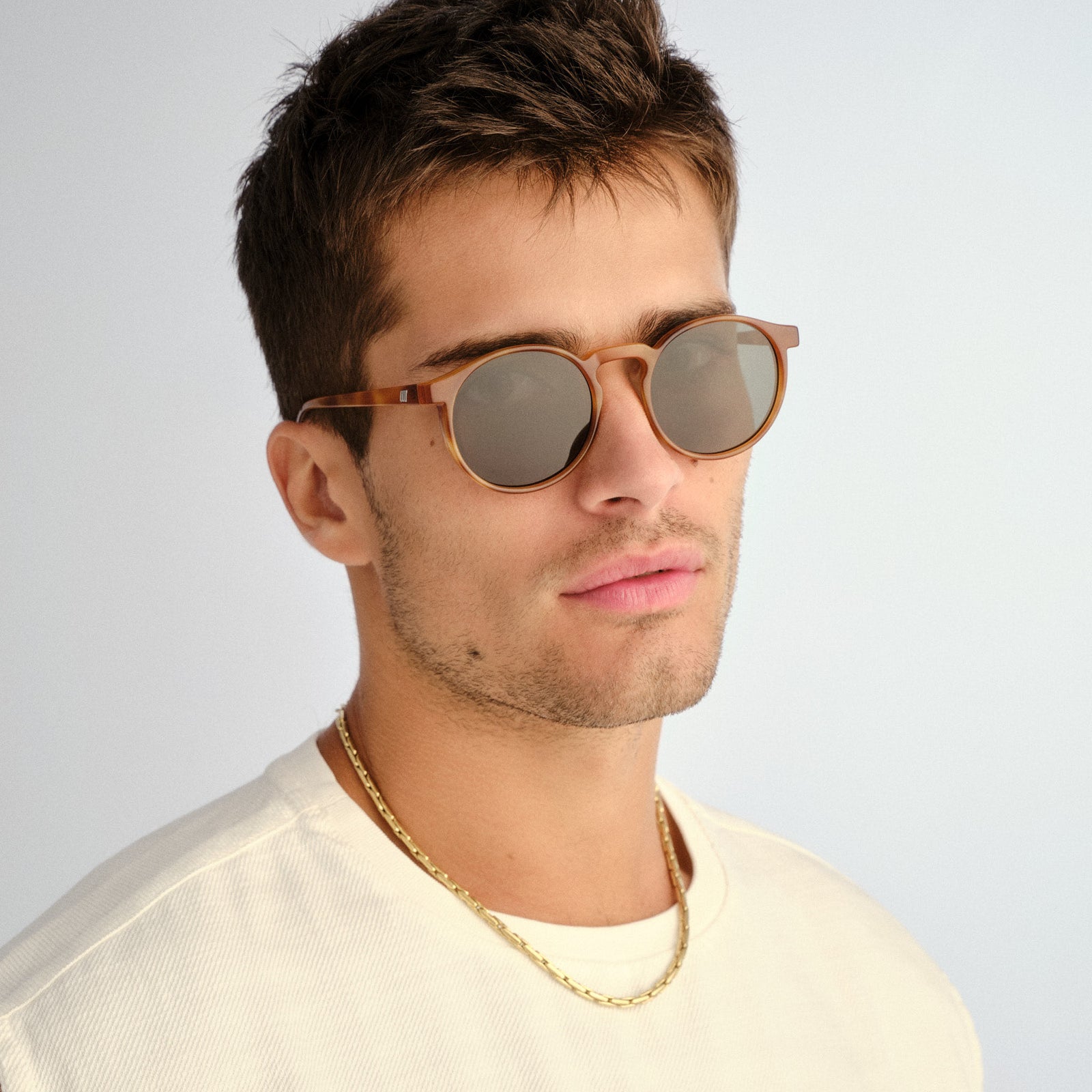 Teen Spirit Deux Tort Uni-Sex Round Sunglasses | Le Specs