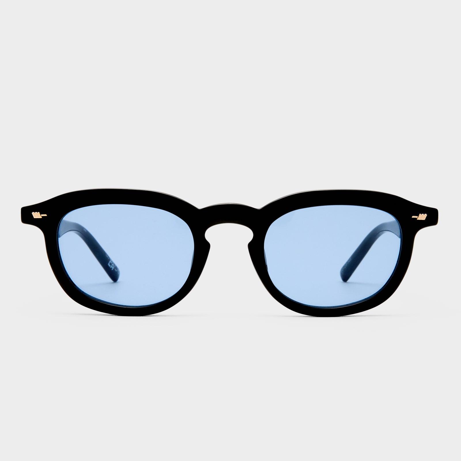 Heart Throb Black Uni-Sex Round Sunglasses | Le Specs