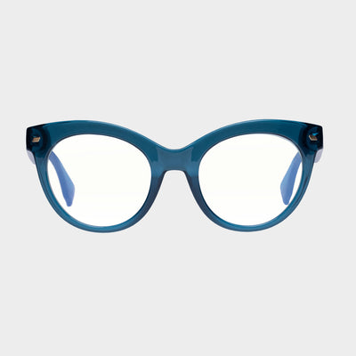 THAT'S FANPLASTIC | BLUE LIGHT PETROL TEAL GLASSES