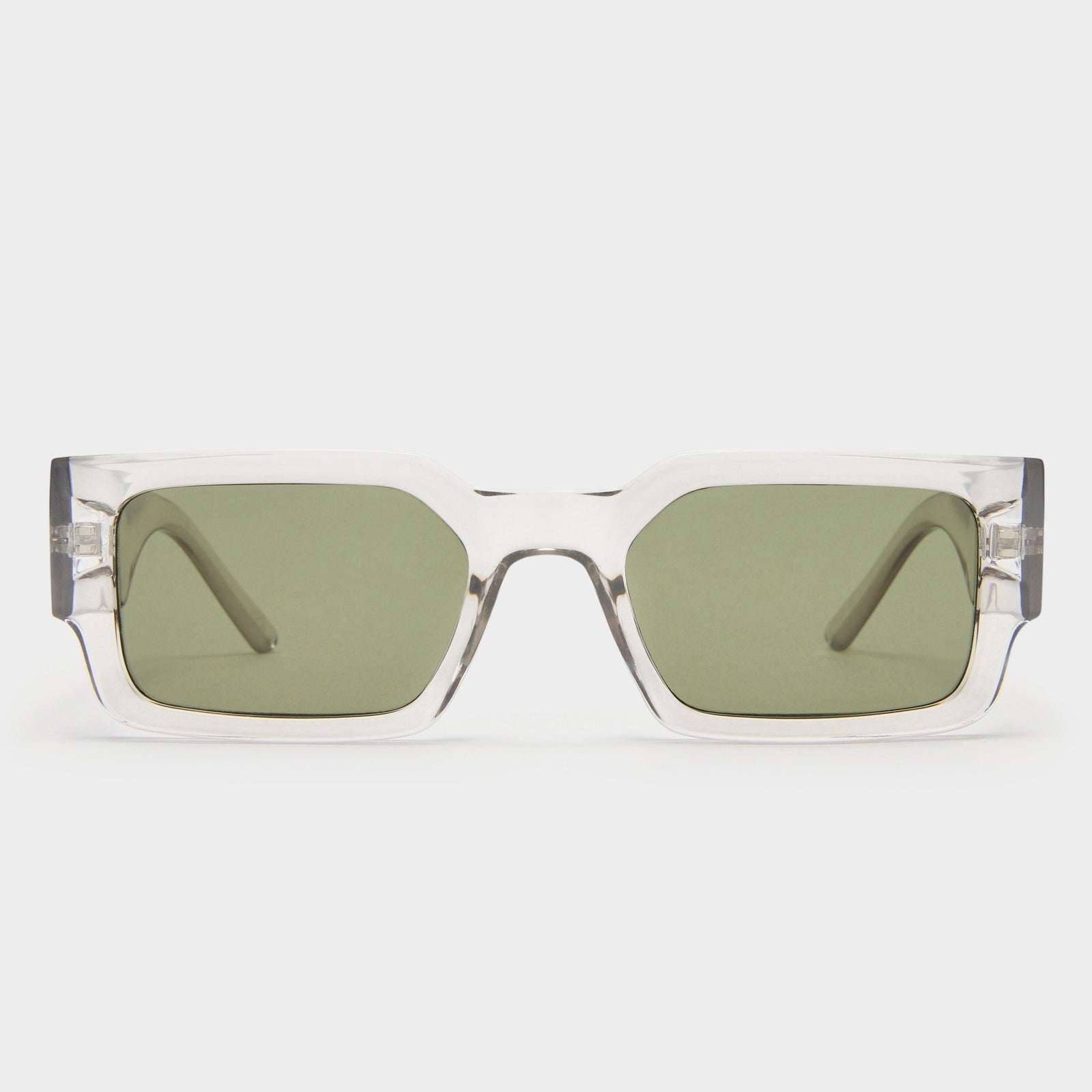 Contemplation Graphite Uni-Sex Rectangle Sunglasses | Le Specs