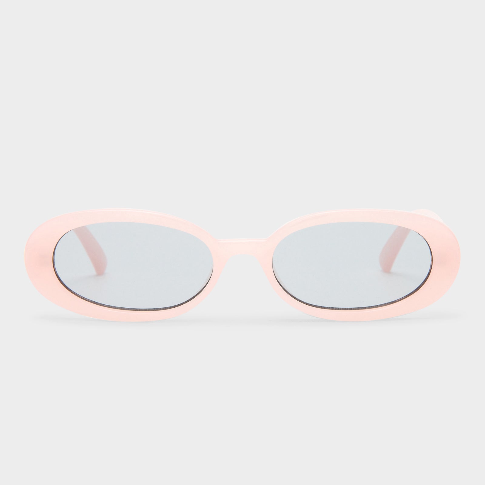 Outta Love Shell Pink Female Oval Sunglasses | Le Specs
