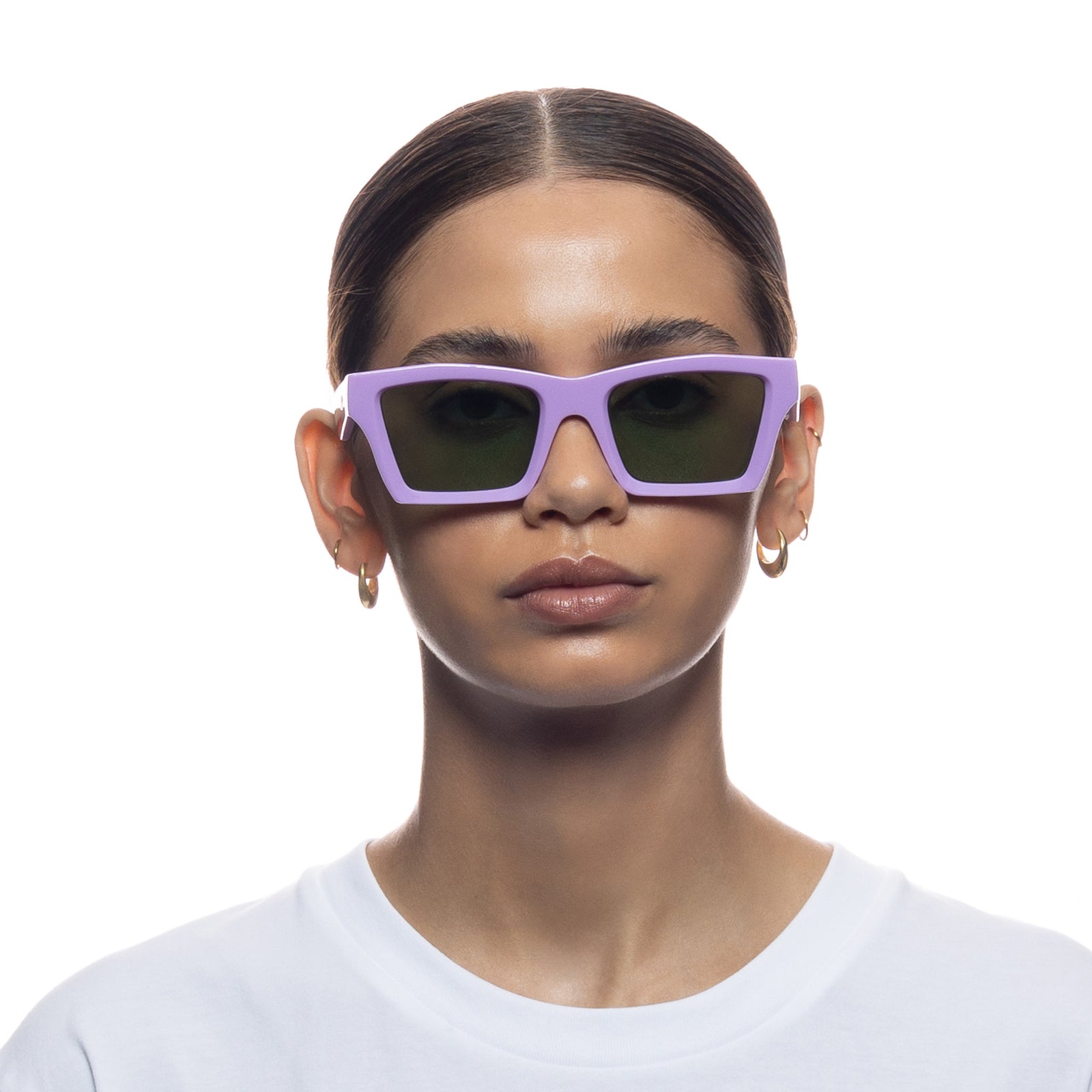 Something Lilac Uni-Sex D-Frame Sunglasses | Le Specs