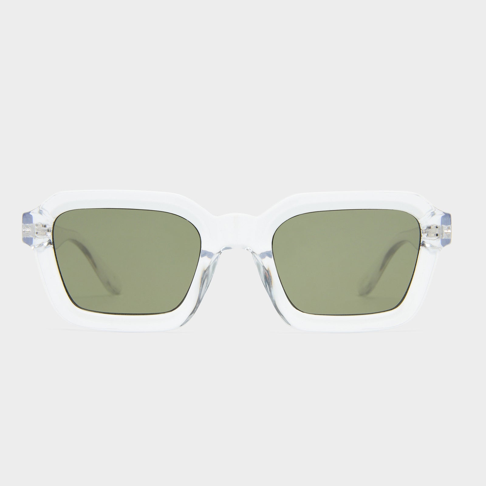 Impossible Clear Uni-Sex Square Sunglasses | Le Specs