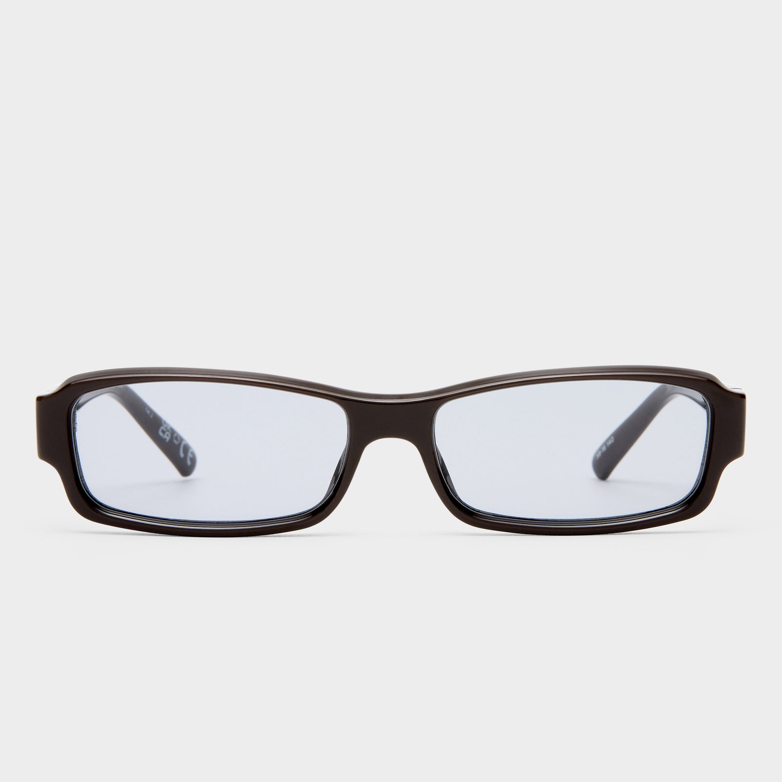 Dial Tone Dark Chocolate Uni-Sex Rectangle Sunglasses | Le Specs
