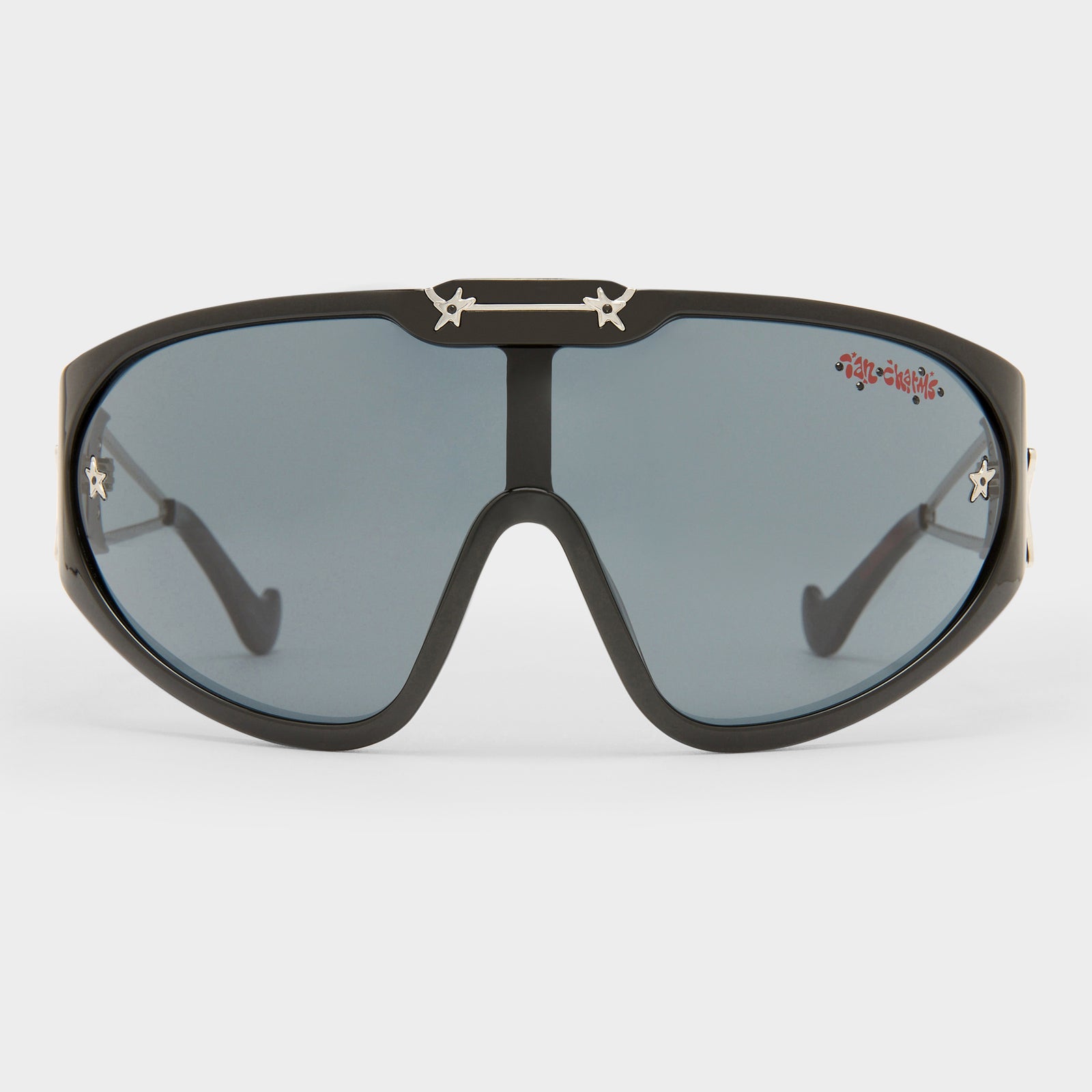 Nepo Baby Black Uni-Sex Shield Sunglasses | Le Specs