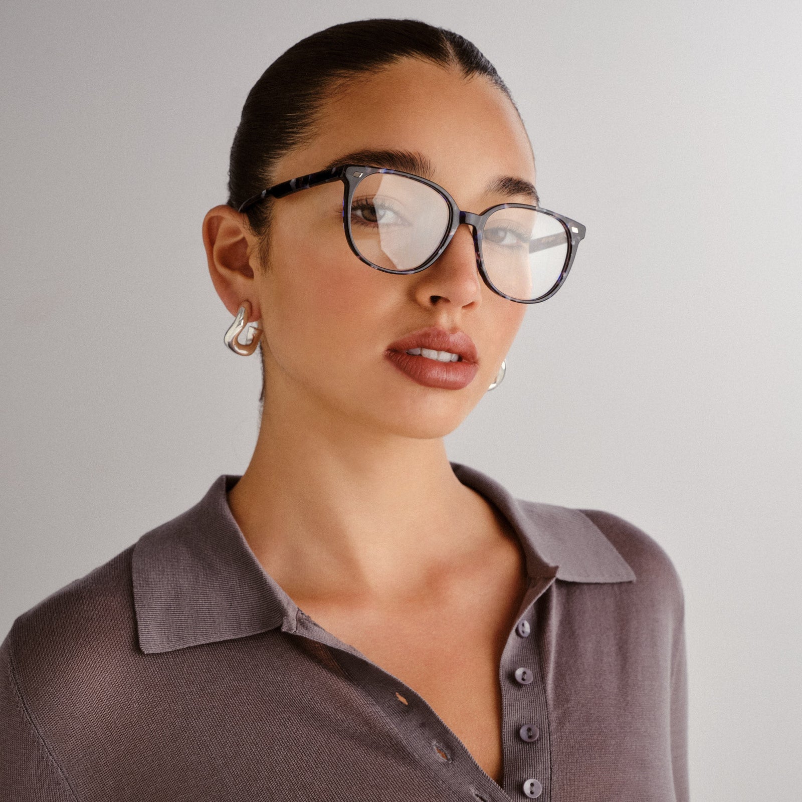 Formentera Blue Tort Female Round Optical Frames | Le Specs