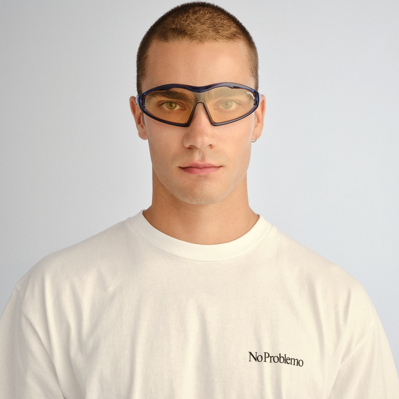 Flux Cobalt Blue Uni-Sex Shield Sunglasses | Le Specs