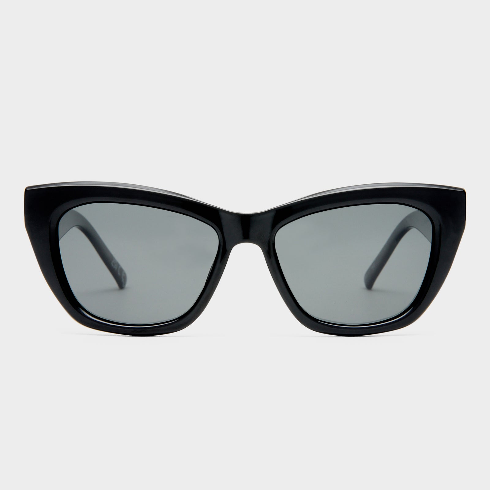 Lumen + Black Female Cat-Eye Sunglasses | Le Specs