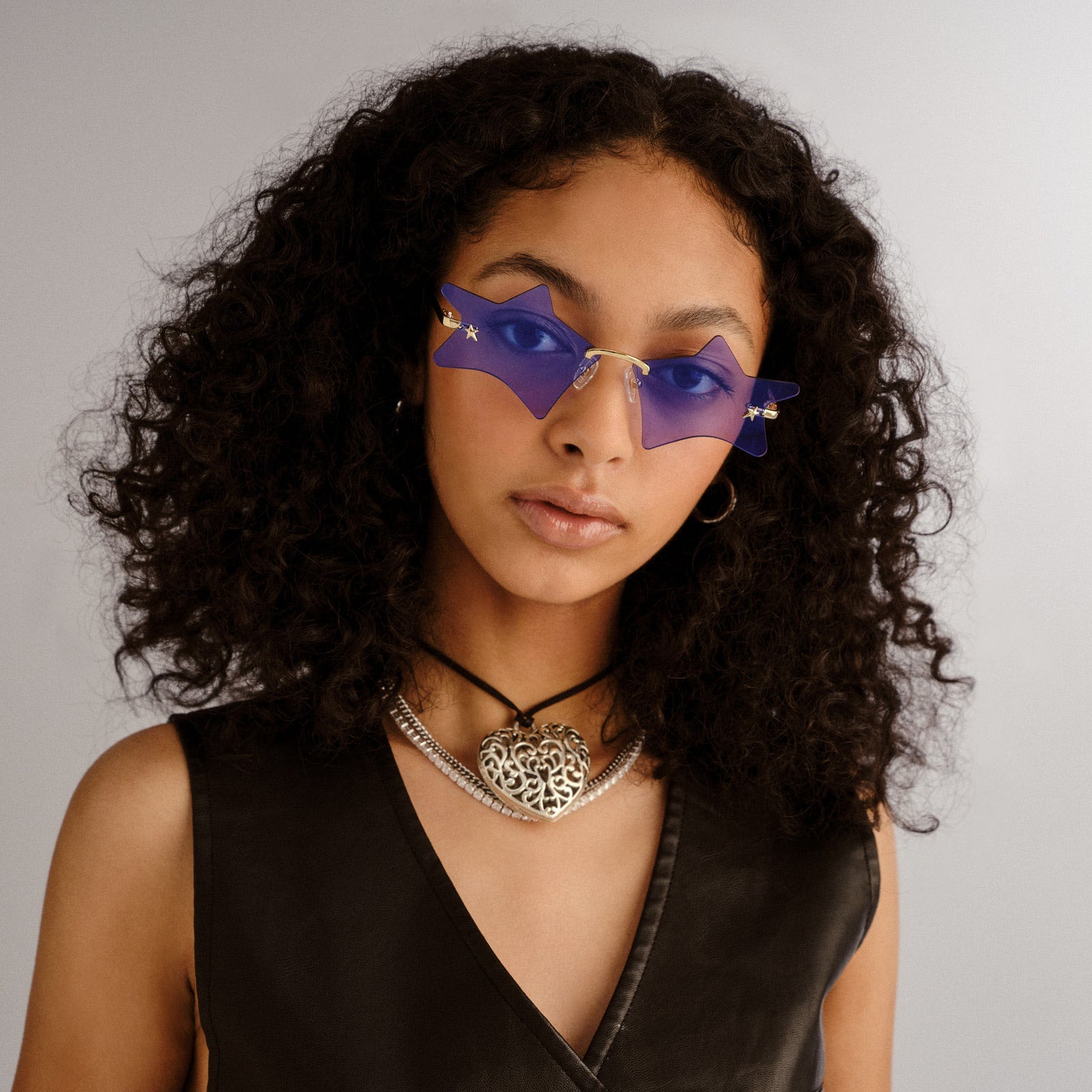 Twinkle Gold Female Butterfly Sunglasses | Le Specs