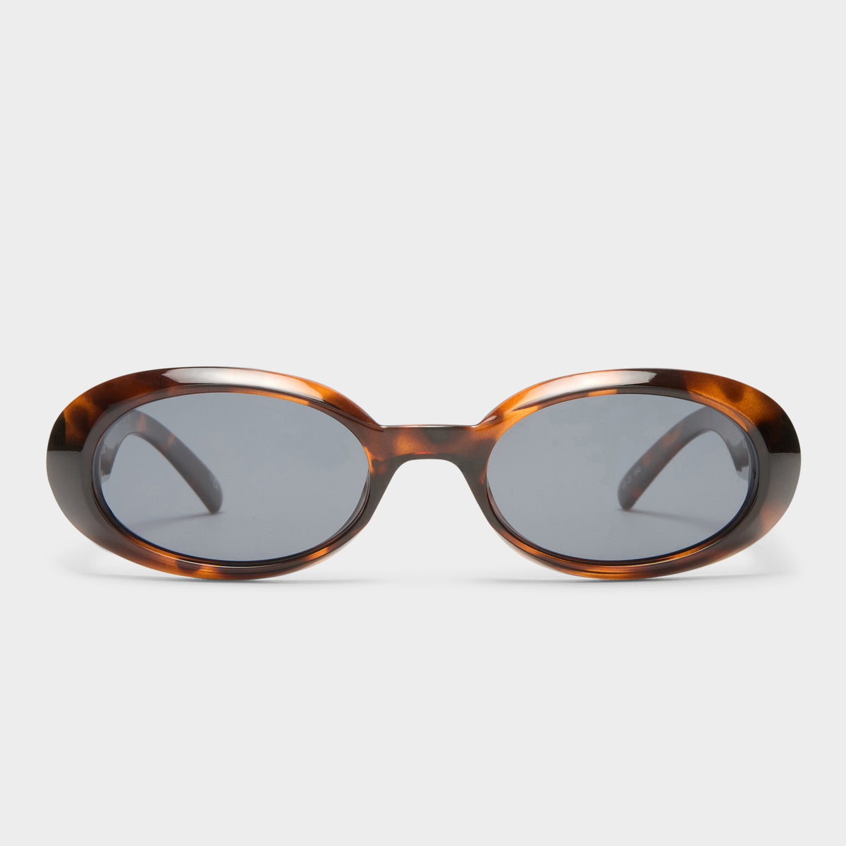 Le Specs Outta Love Oval Framed Sunglasses - Black