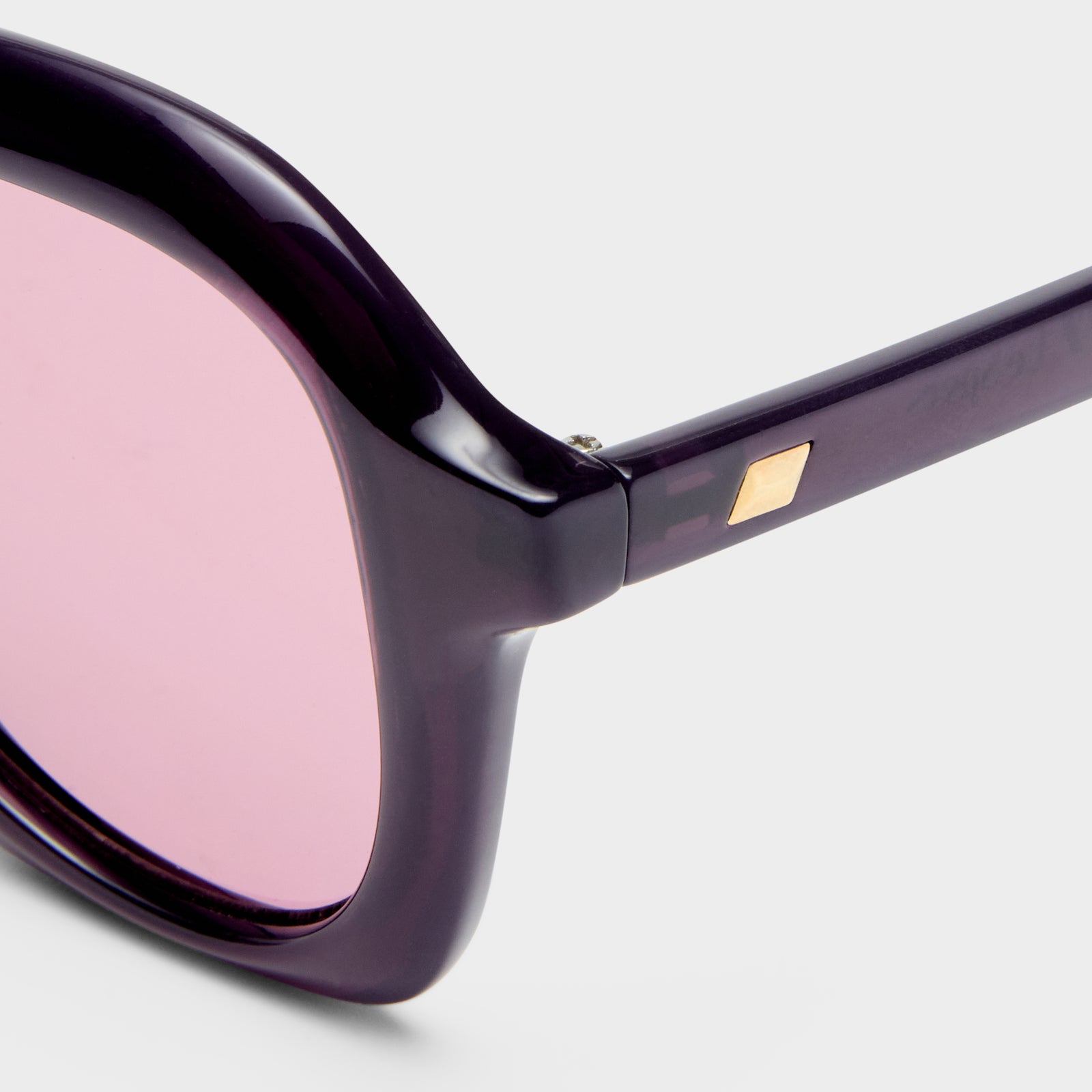 Drizzle Deep Plum Uni-Sex Aviator Sunglasses | Le Specs
