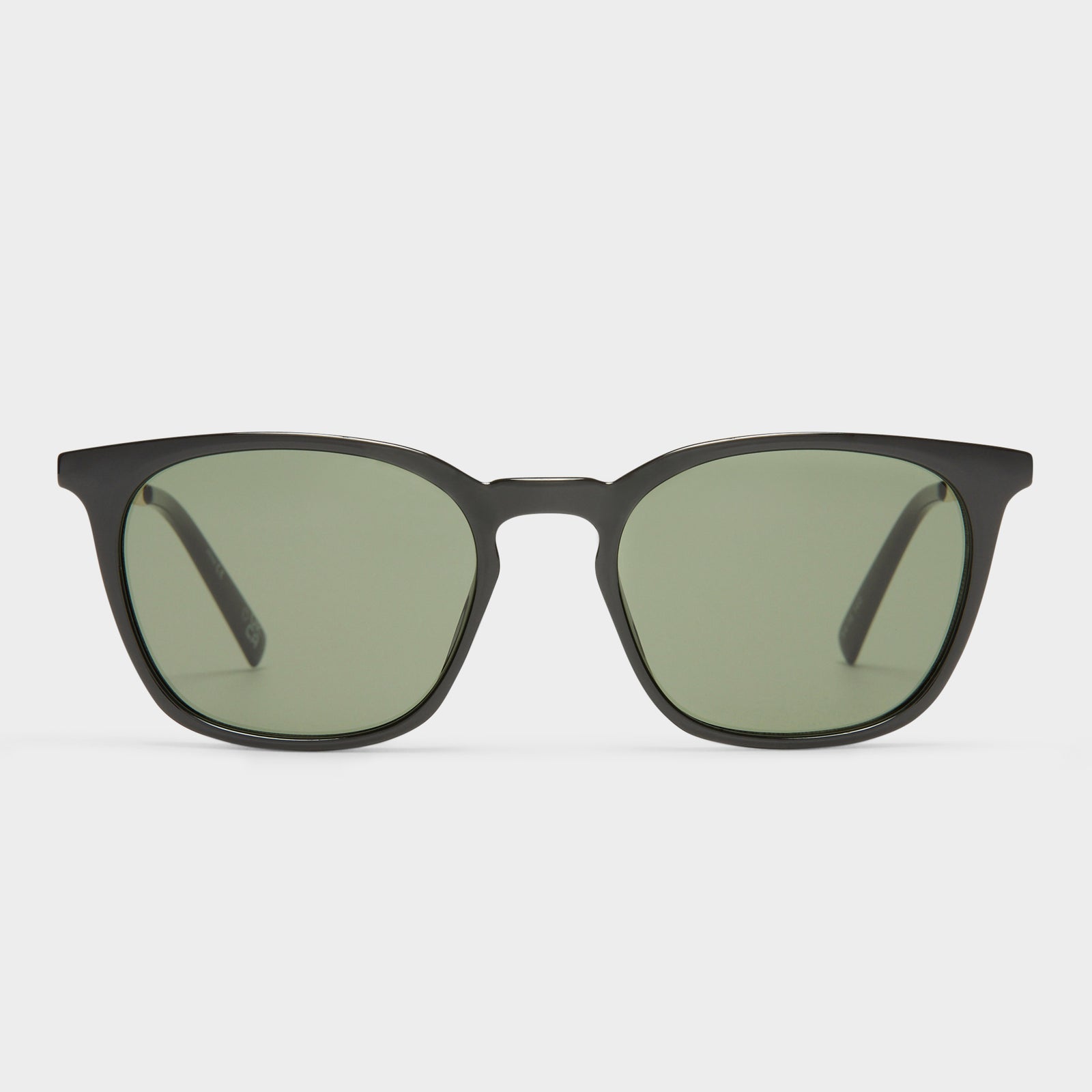 Huzzah Black Uni-Sex D-Frame Sunglasses | Le Specs