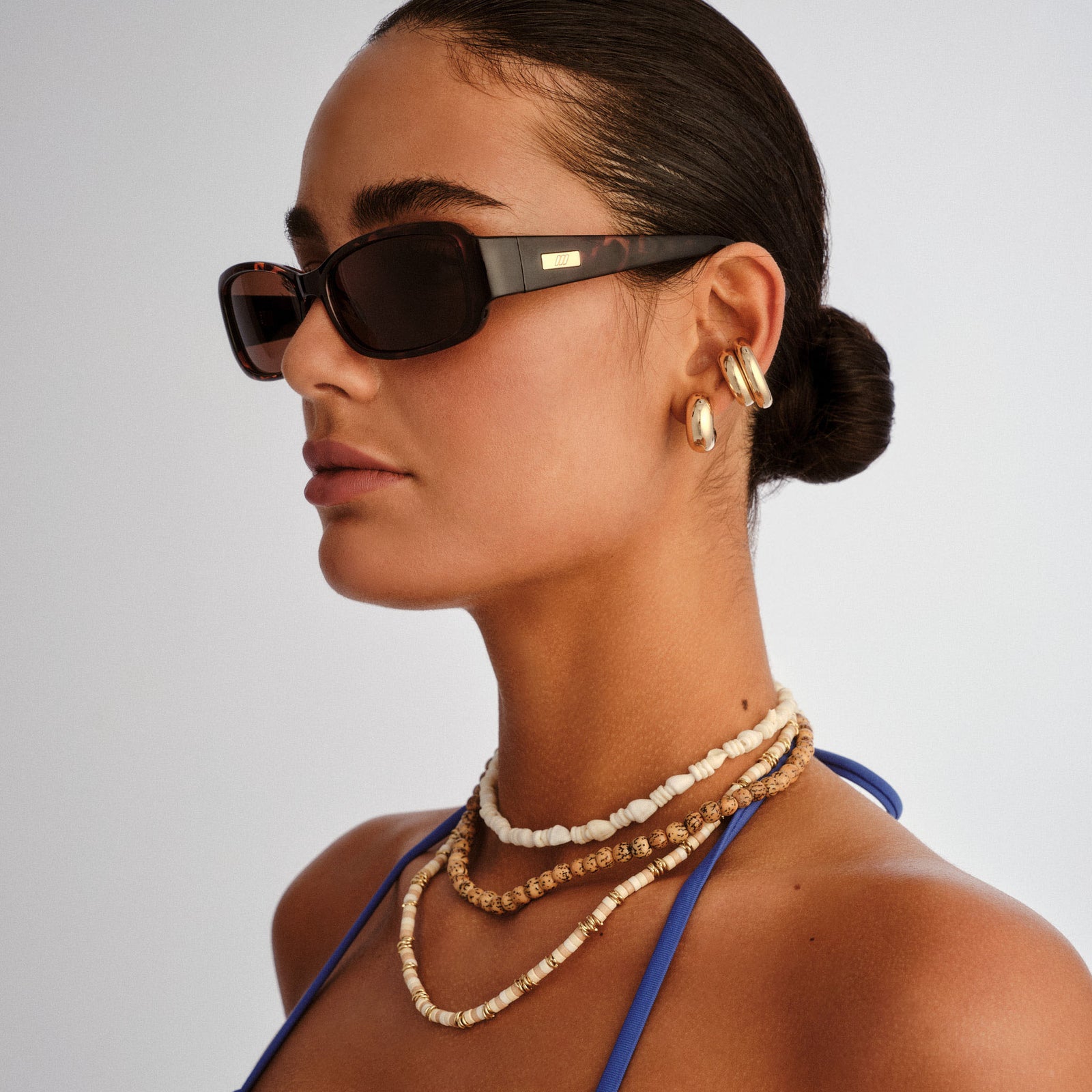 Gigglemug Tort Uni-Sex Rectangle Sunglasses | Le Specs