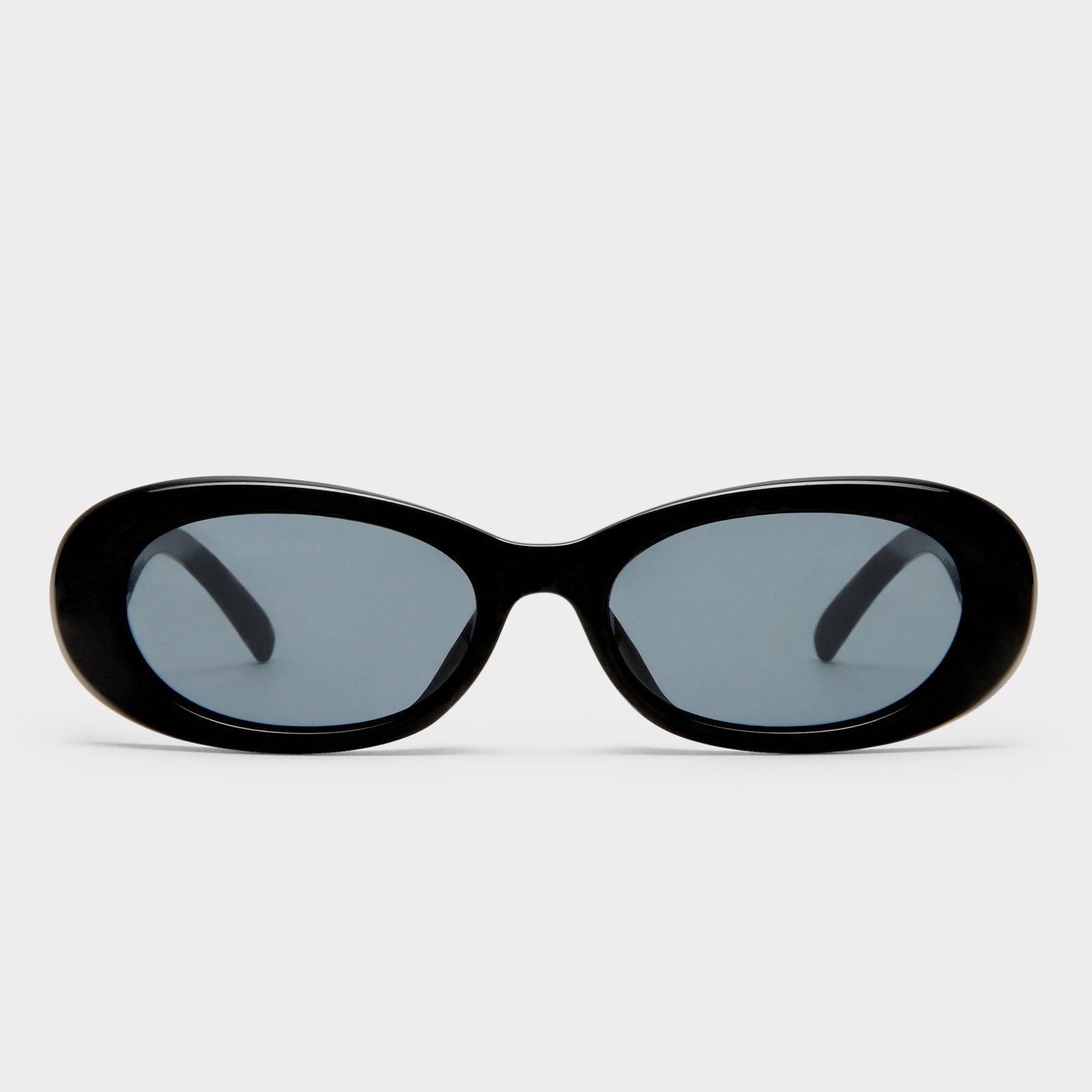 Hey Ya + Black Uni-Sex Oval Sunglasses | Le Specs