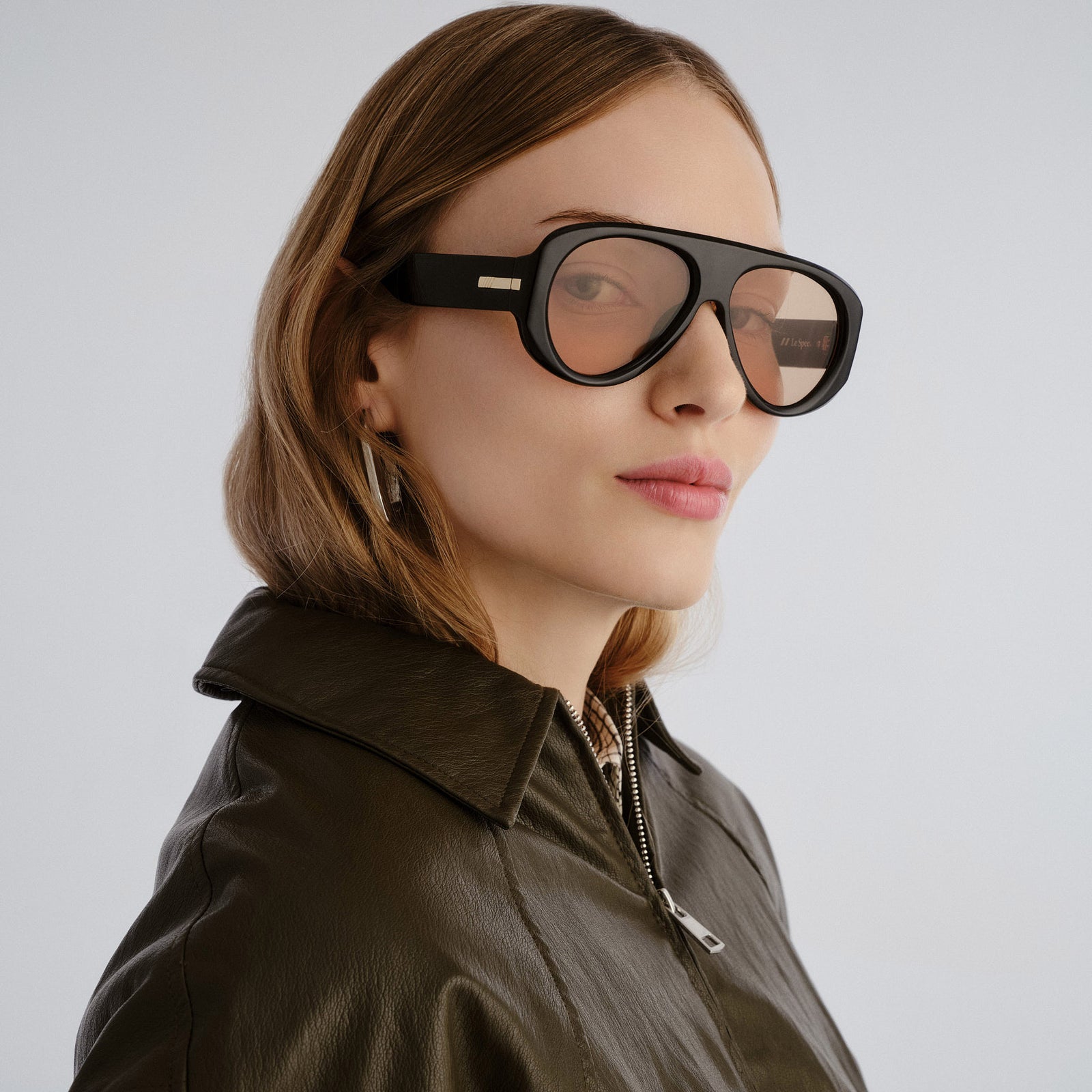 Dream Boat Black Uni-Sex Aviator Sunglasses | Le Specs