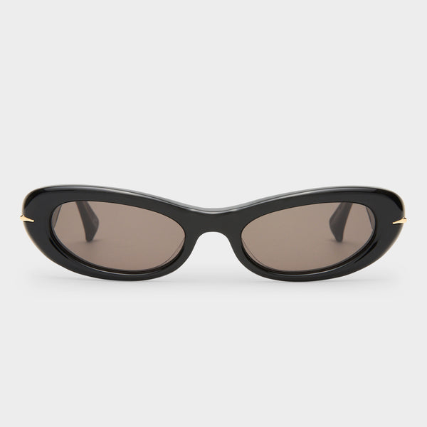 Le Specs Numero Uno Oval Sunglasses In Mist New Numero Uno Mist Female Oval Sunglasses | Le Specs main image 3