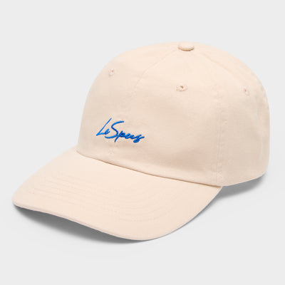 BASEBALL CAP | CREAM / BLUE LOGO