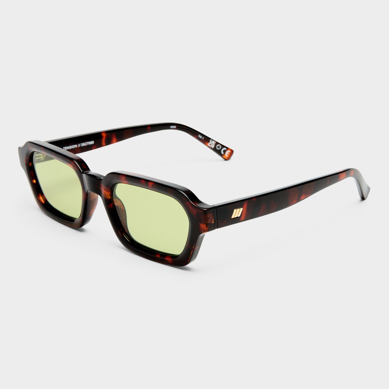 Tension + Tort Uni-Sex Rectangle Sunglasses | Le Specs