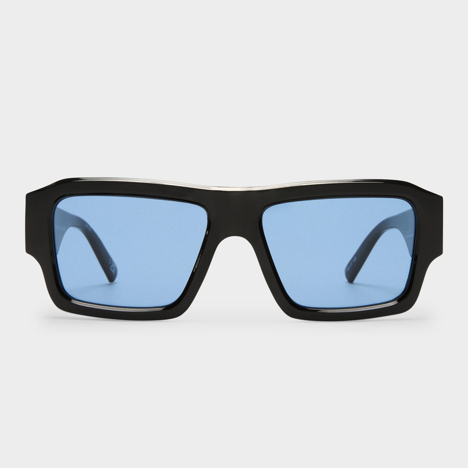 Polygraph Black Uni-Sex Rectangle Sunglasses | Le Specs