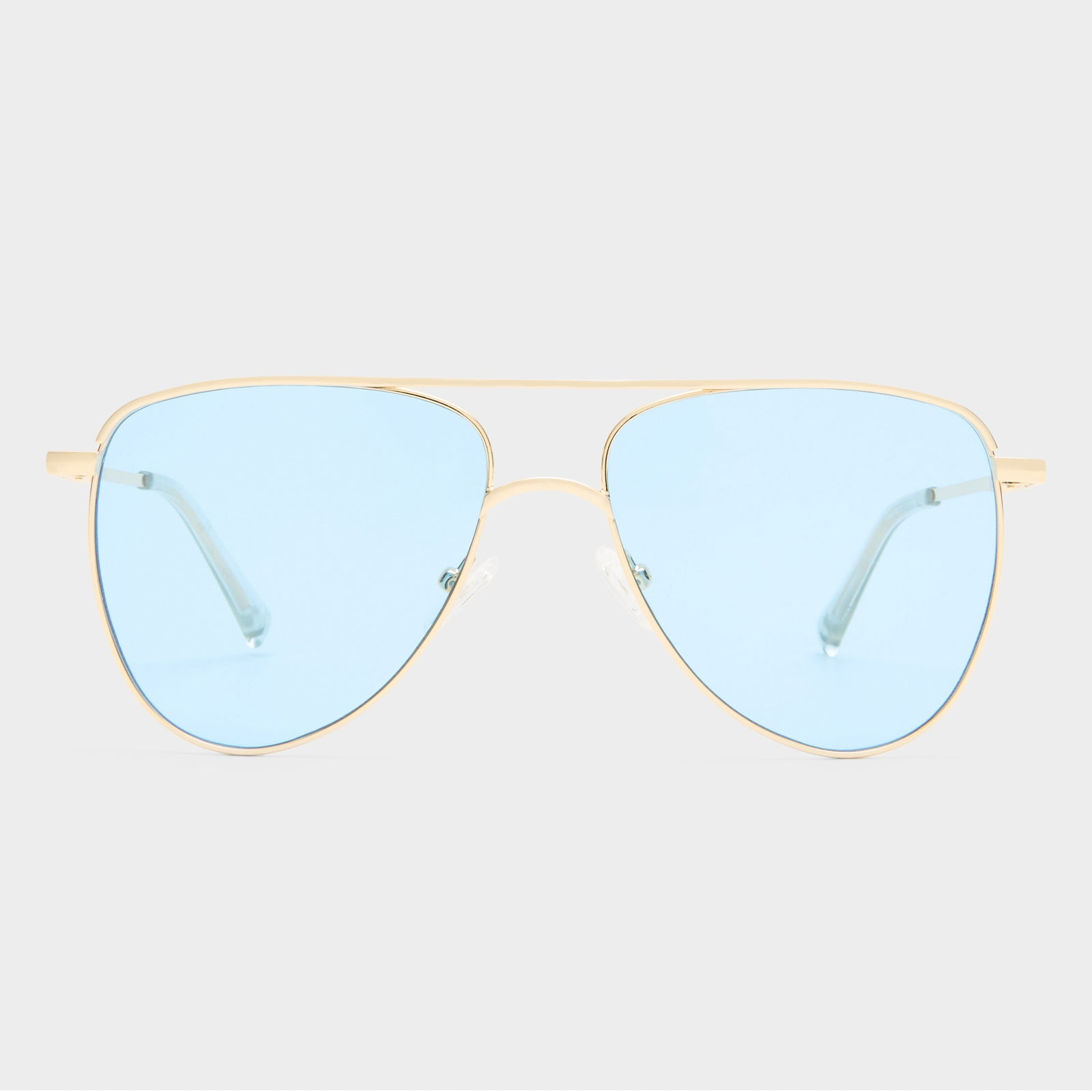 The Duke Gold Uni-Sex Aviator Sunglasses | Le Specs