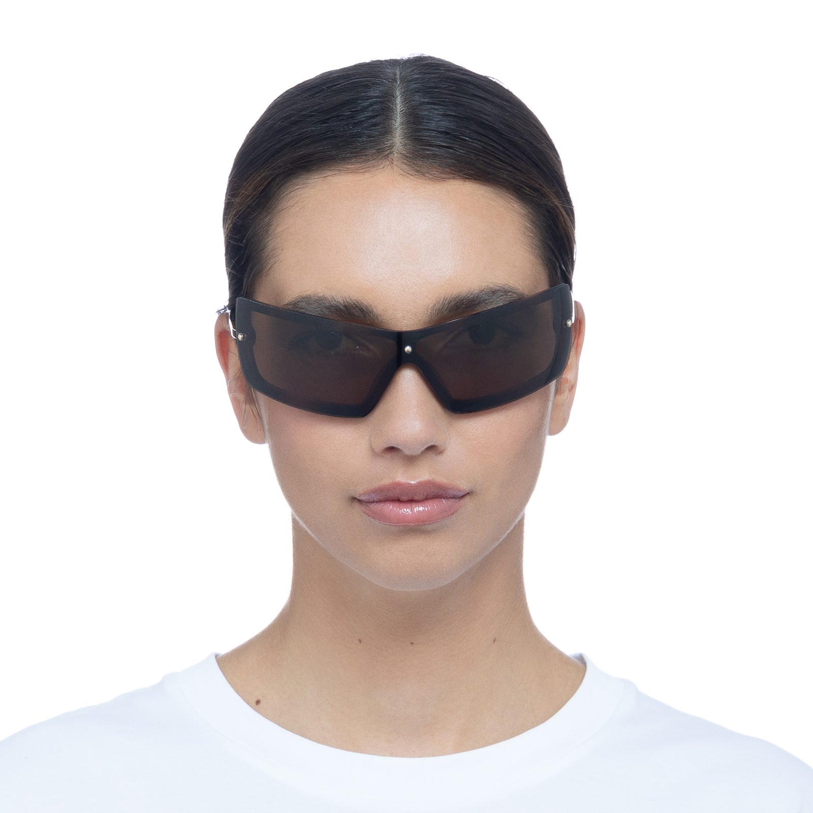 The Bodyguard Tort Gold Uni-Sex Wrap Sunglasses | Le Specs