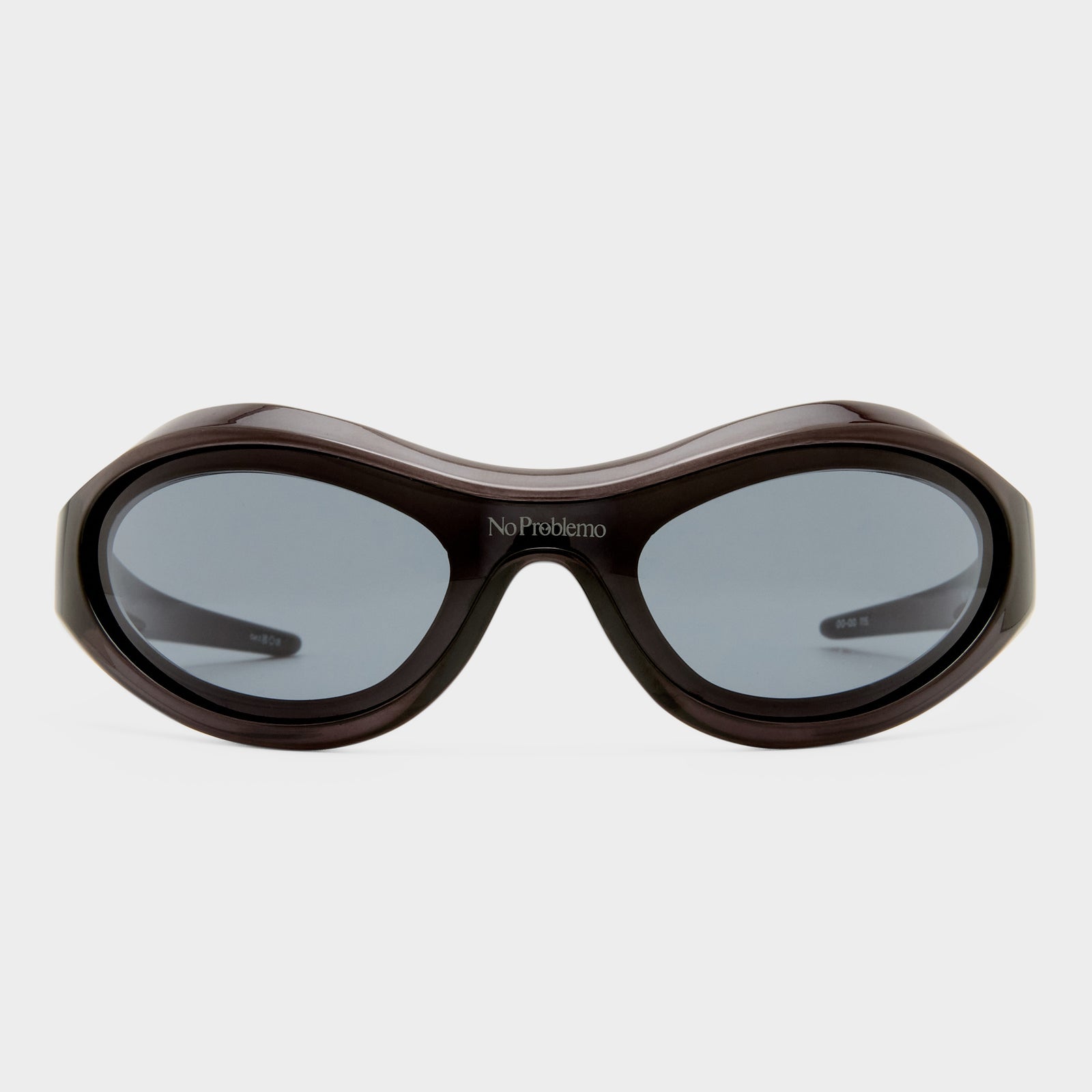 Vortex Charcoal Uni-Sex Shield Sunglasses | Le Specs