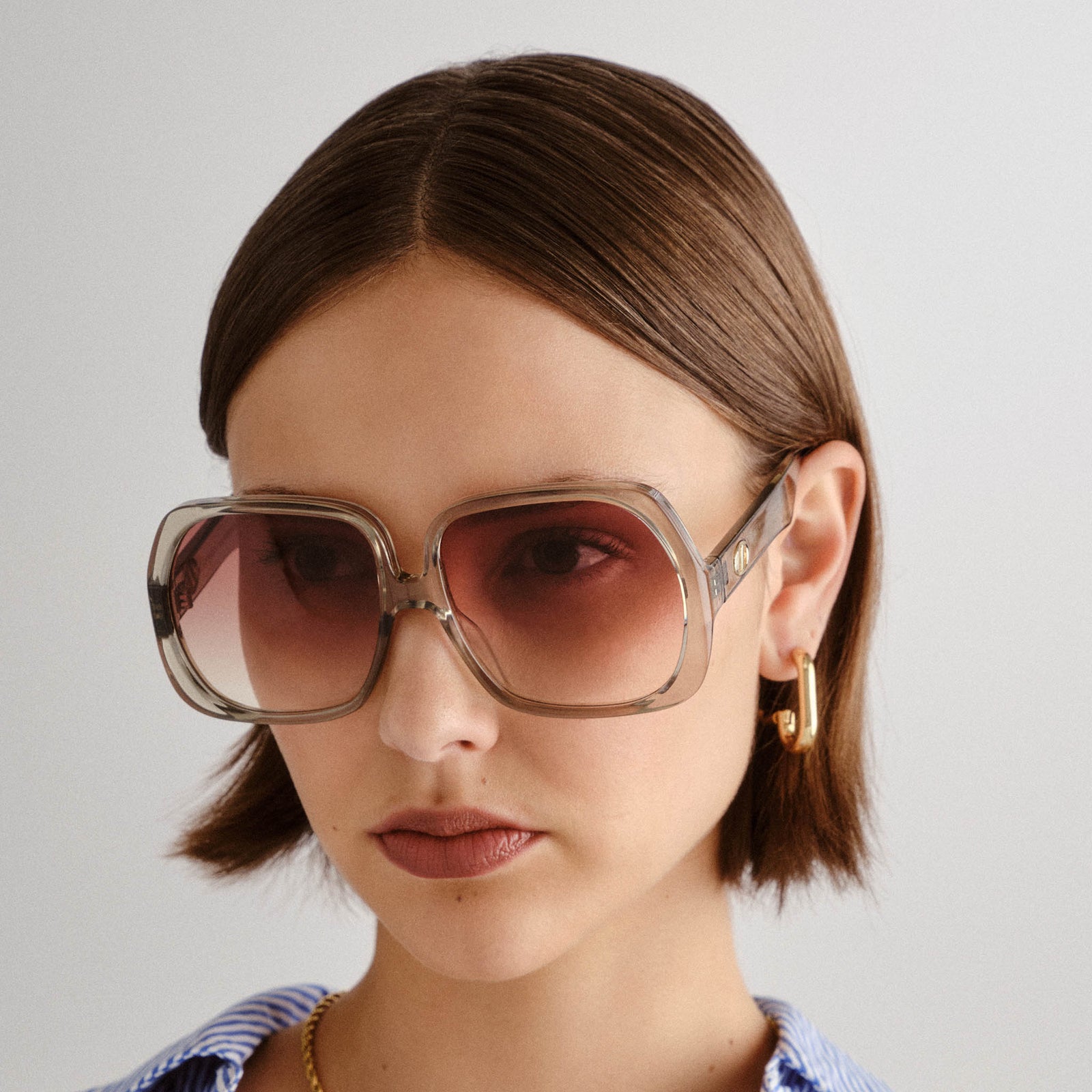 Polydisco Eucalyptus Female Square Sunglasses | Le Specs