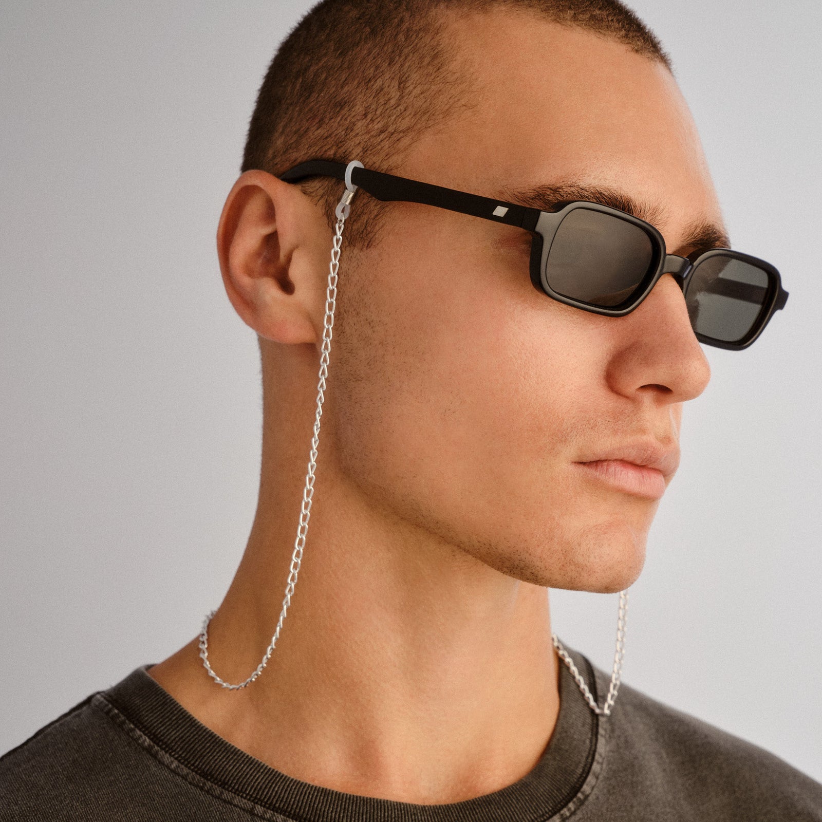 Fine Neck Chain Silver Uni-Sex Unspecified Accessories | Le Specs