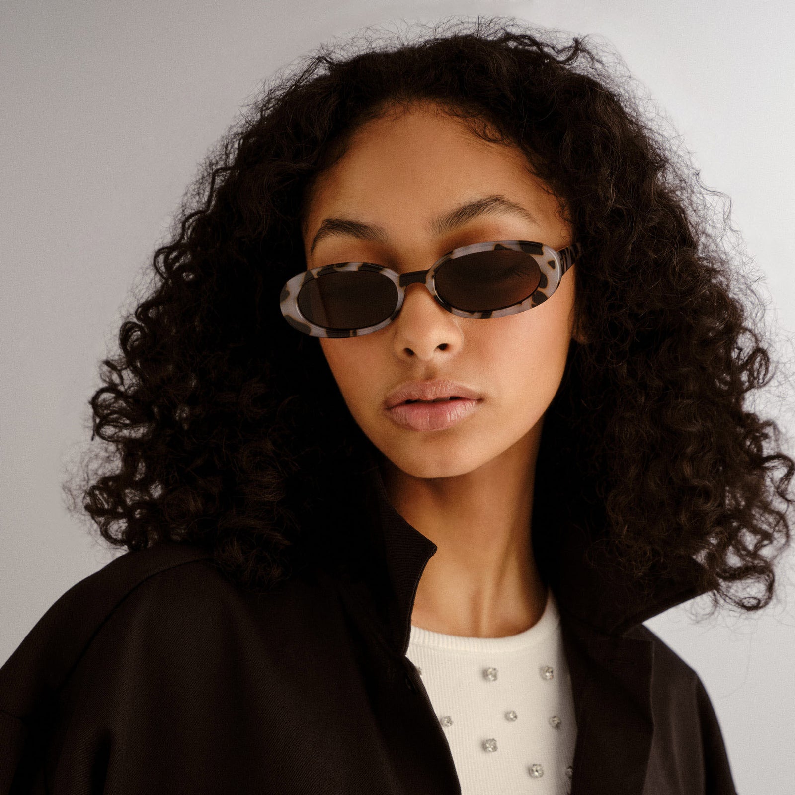 Outta Love Cookie Tort Female Oval Sunglasses | Le Specs