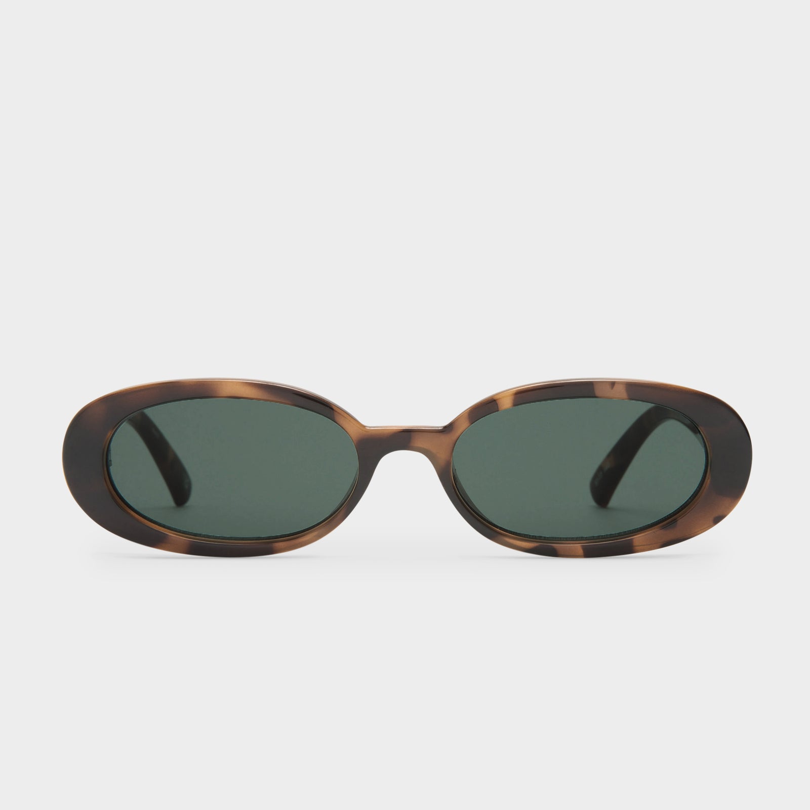 Outta Love Tort Uni-Sex Oval Sunglasses | Le Specs